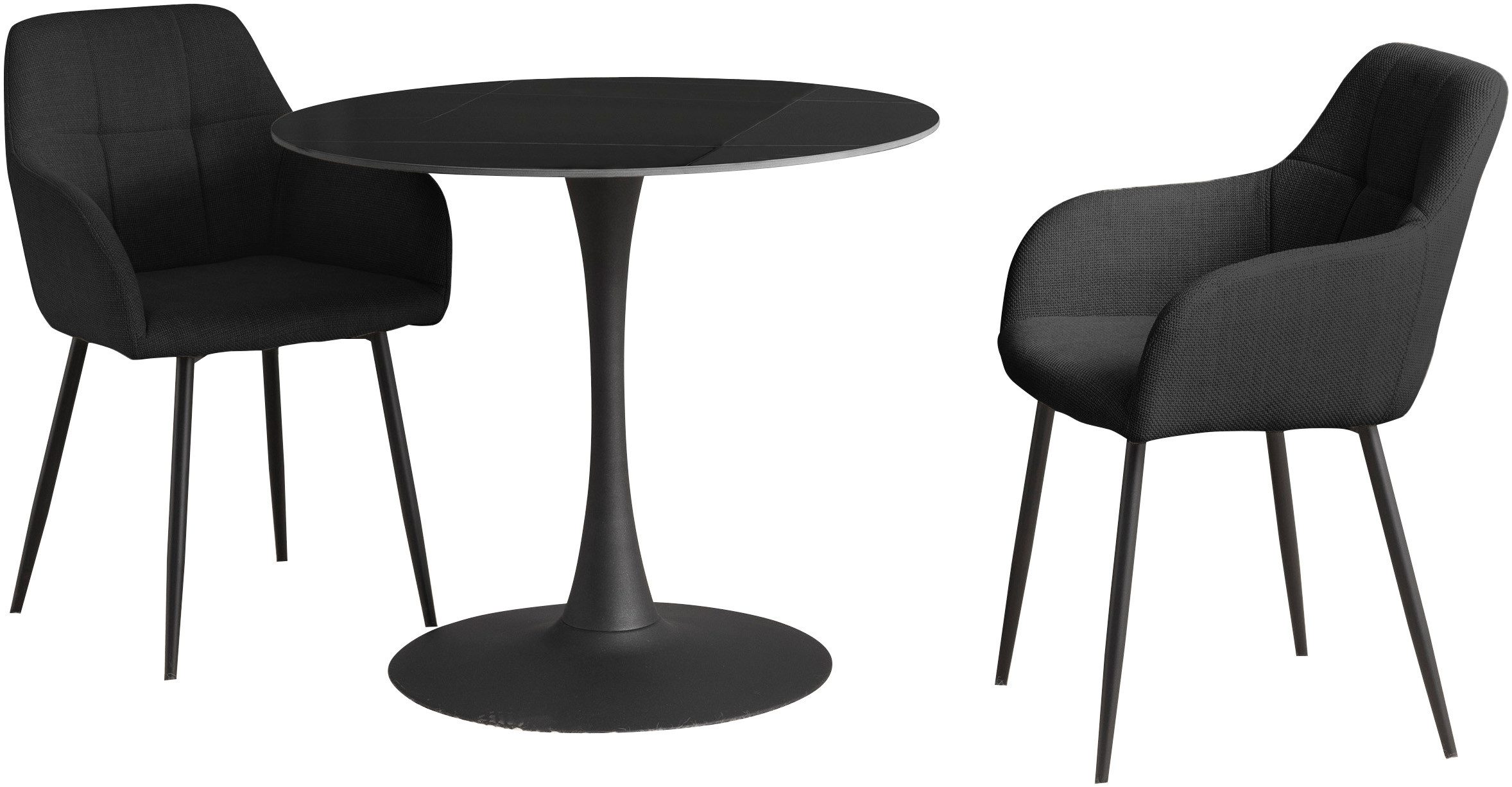 HELA Essgruppe MOSEL, (3-tlg), Tisch 90x75 günstig online kaufen