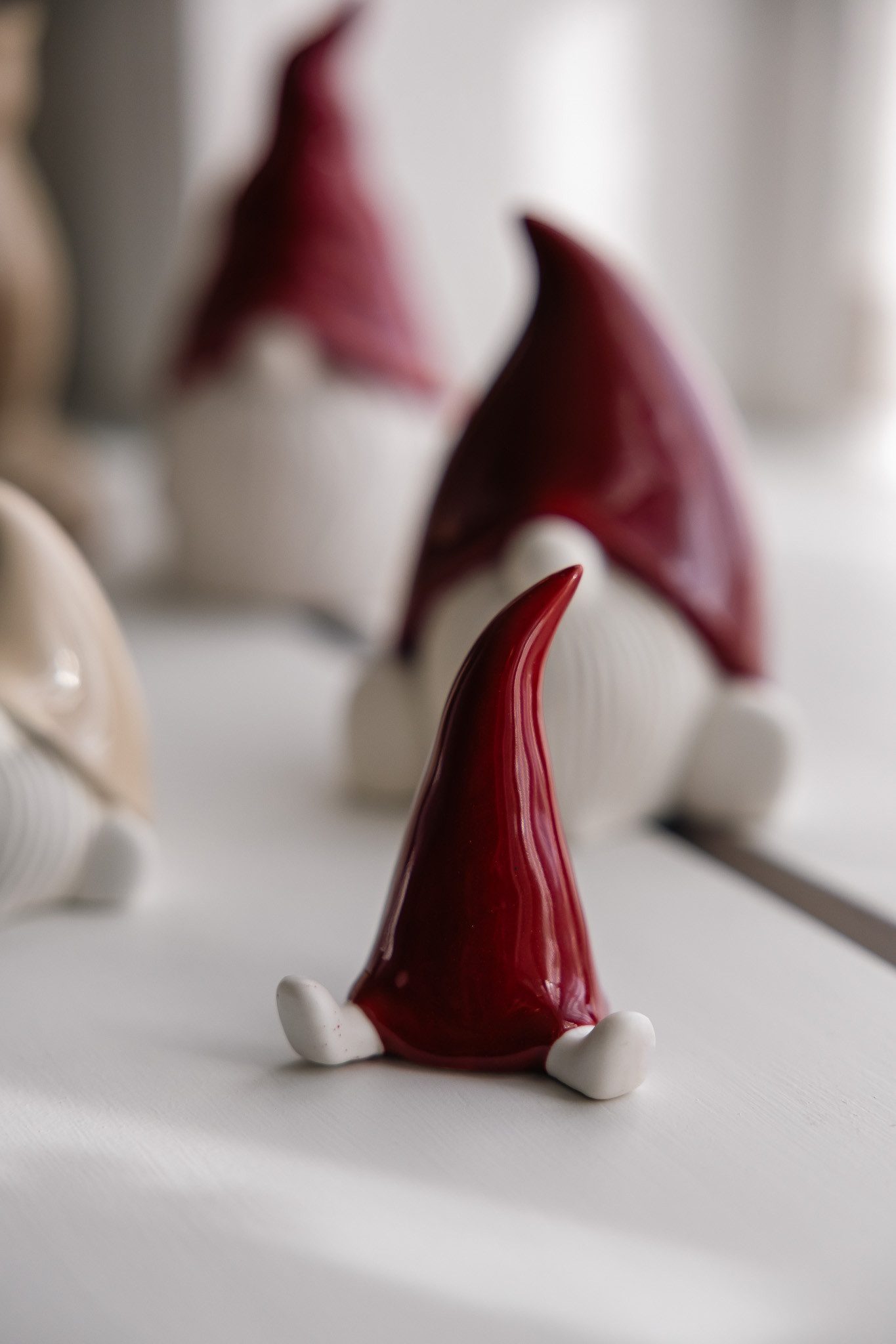 Storefactory Dekofigur Weihnachtsmann Ture Keramik rot/weiß, Dekofigur aus günstig online kaufen