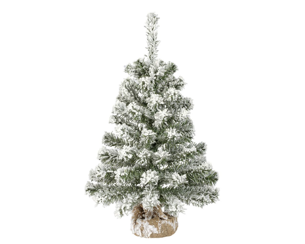 Everlands Künstlicher Weihnachtsbaum Everlands Mini Weihnachtsbaum im Jutesack 60 cm