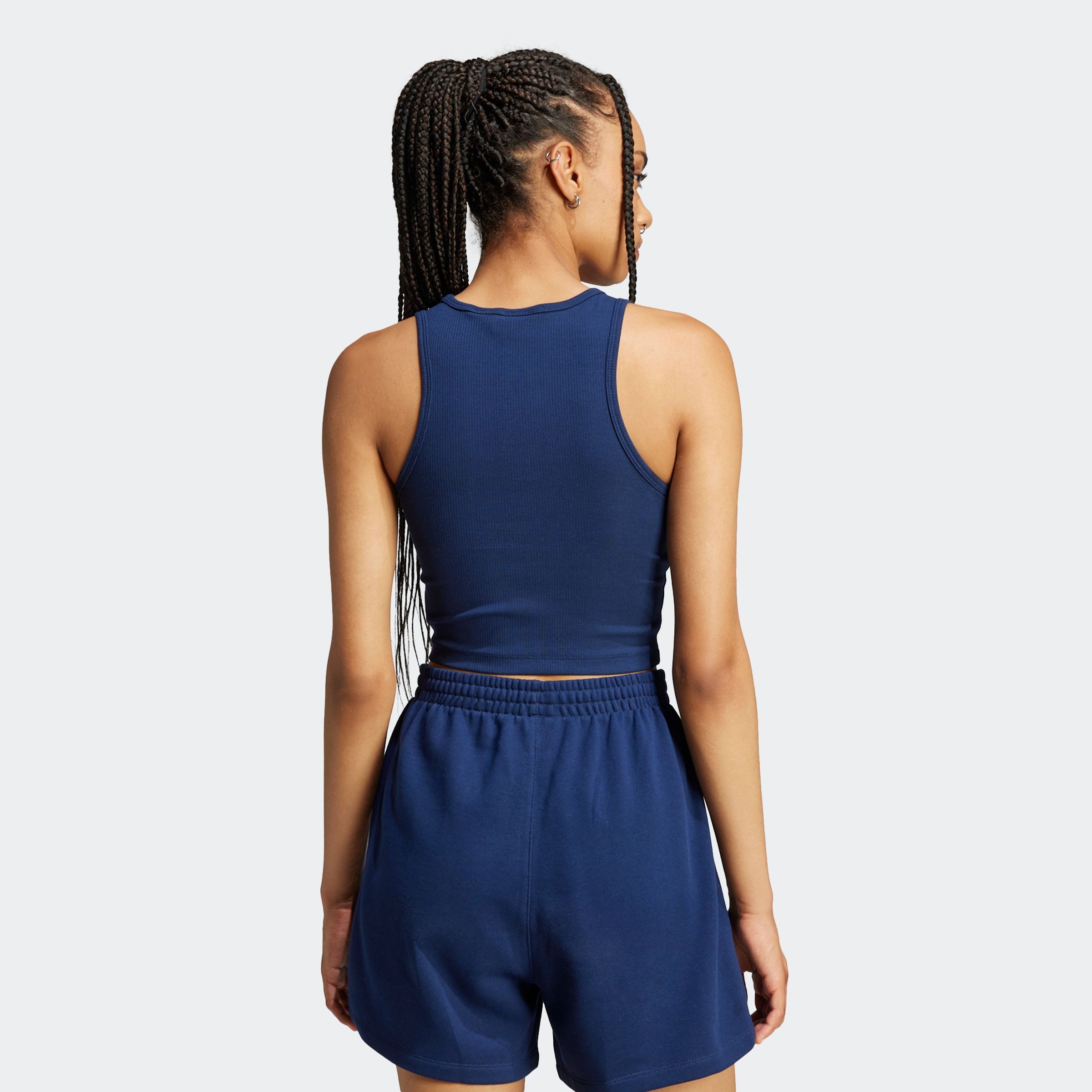 adidas Originals Tanktop ESS RIB TANK für Erwachsene, mit Rundhalsausschnitt