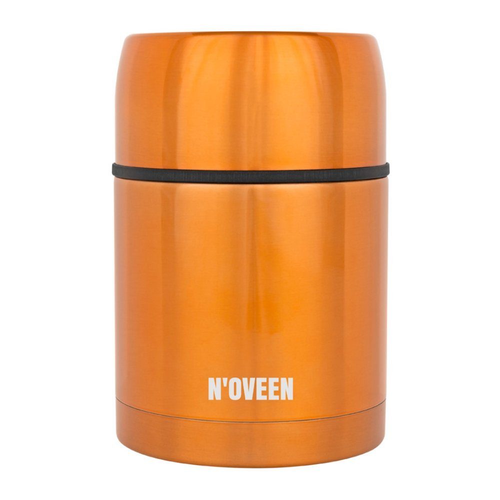 Noveen Thermoschüssel NOVEEN Edelstahl Lunch-Thermoskanne, 600 ml, Orange