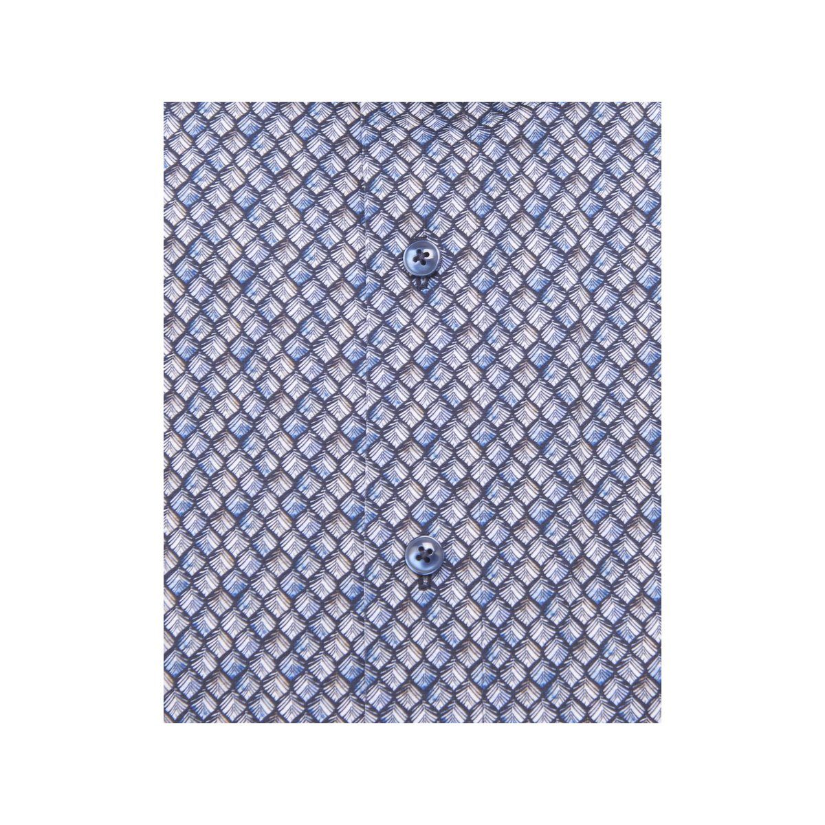 OLYMP Kurzarmhemd Langarm FreizeitHemd für Herren in marineblau (1-tlg., keine Angabe)