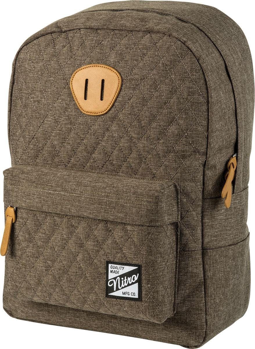 NITRO Freizeitrucksack Urban Classic, Daypack mit Laptopfach, Alltagsrucksack, Schulrucksack