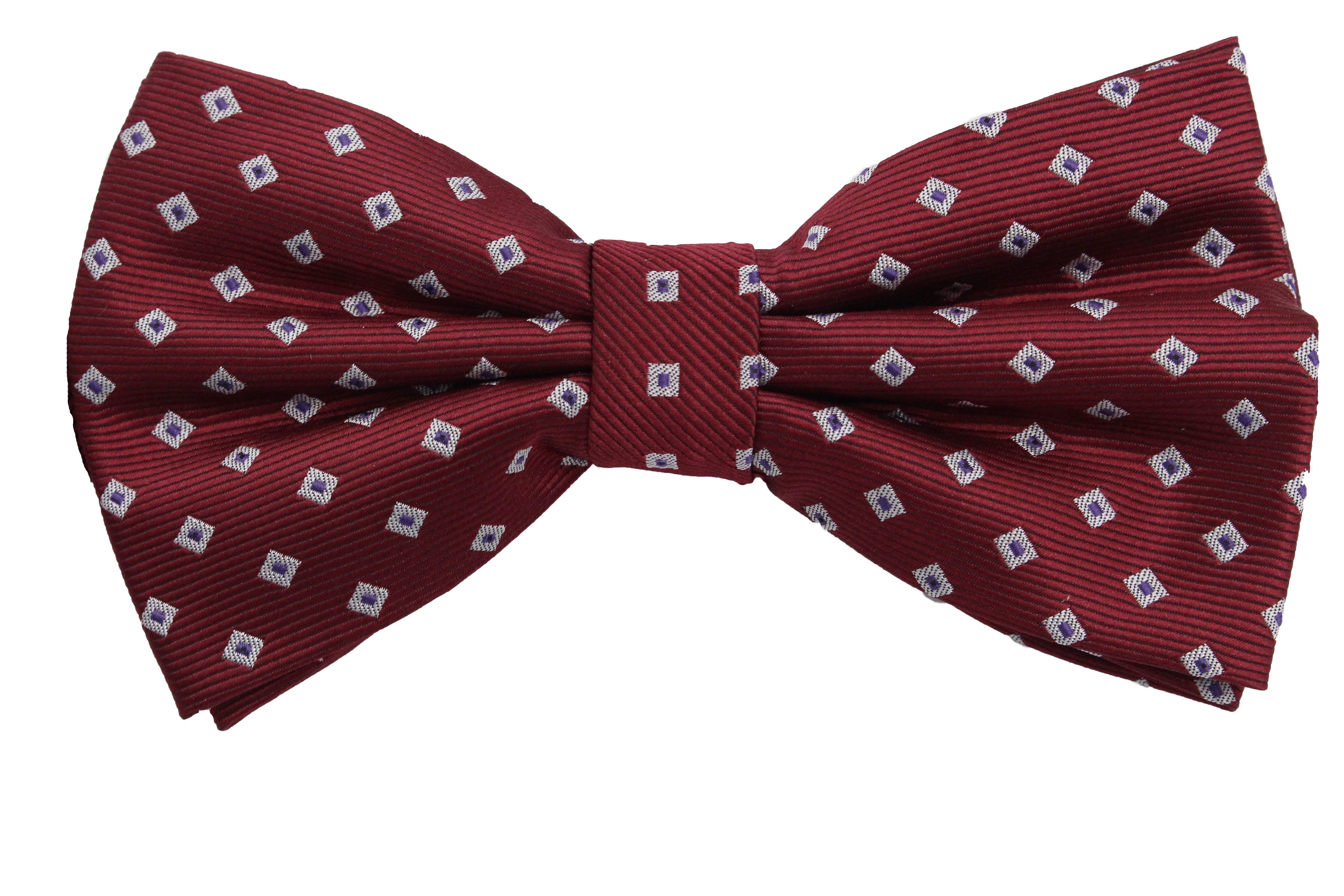 Fliege Herren Fliegen mit Punkten - Männer Querbinder Vorgebunden Bowtie