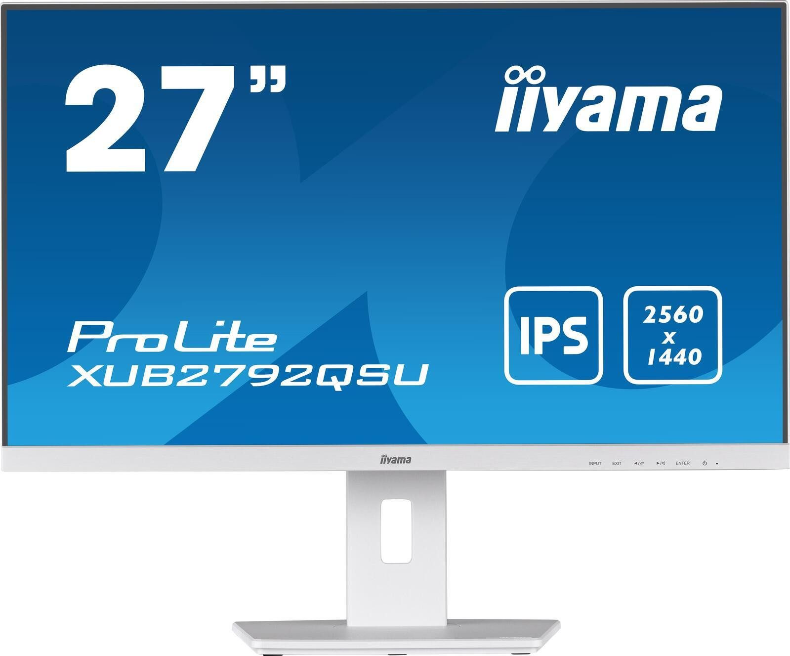 Iiyama iiyama ProLite XUB2792QSU-W5 TFT-Monitor (2560 x 1440, 5 ms Reaktionszeit, 75 Hz, IPS Panel)