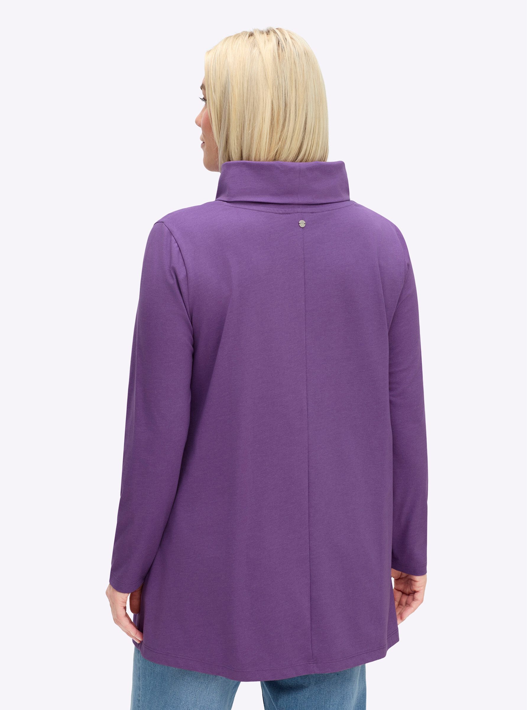 Sheego T-Shirt Rollkragenshirt . günstig online kaufen