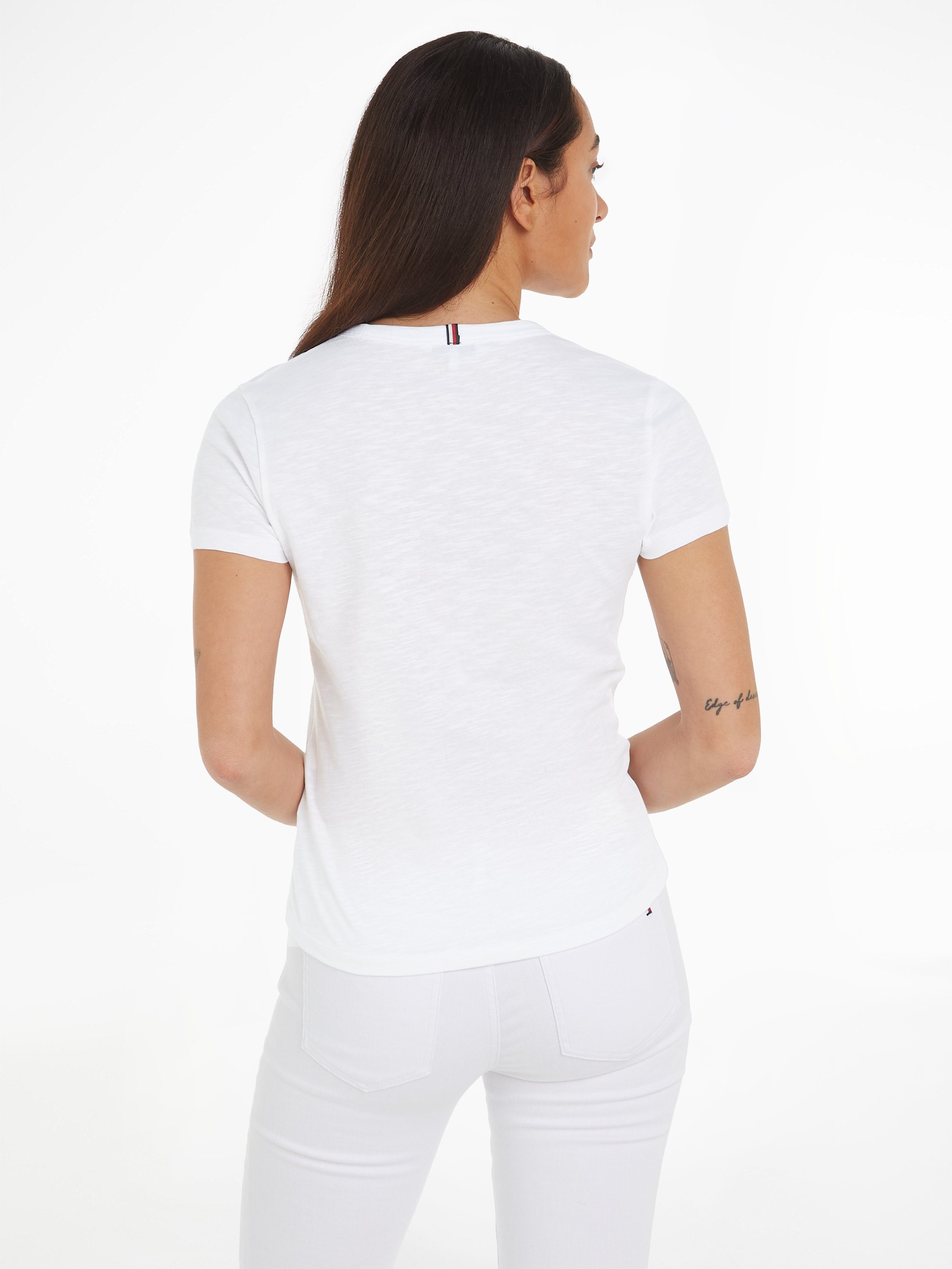 Tommy Hilfiger Rundhalsshirt 1985 SLIM SLUB günstig online kaufen