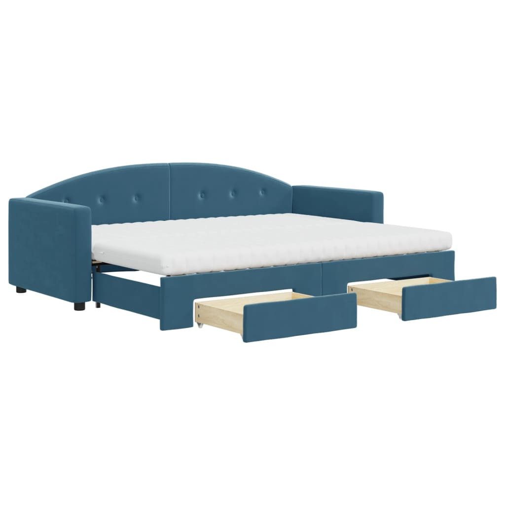 vidaXL Bett Tagesbett Ausziehbar mit Schubladen günstig online kaufen