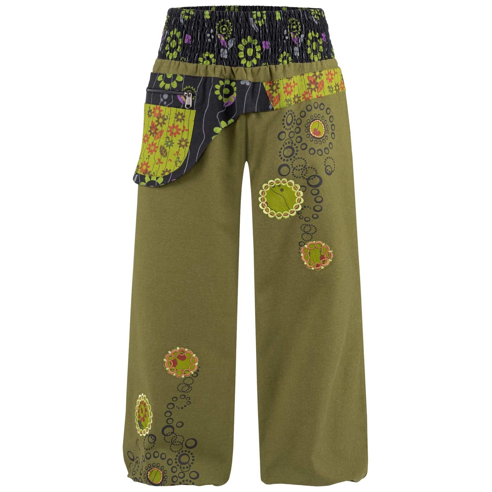 KUNST UND MAGIE Haremshose Damen IBIZA Strandhose Wellnesshose Pluderhose in verschiedenen Farben