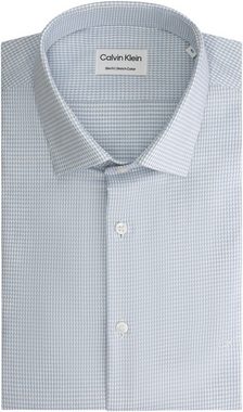 Calvin Klein Langarmhemd STRETCH COLLAR CHECK SLIM SHIRT