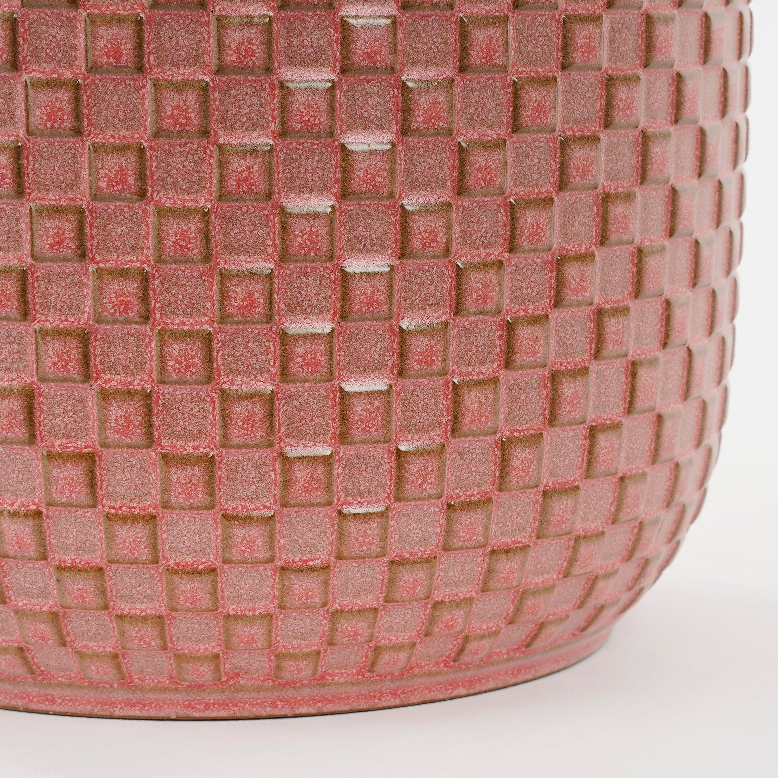 Mica Decorations Blumentopf Mica Decorations Daan Topf rund h.rosa - h17,5xd19cm