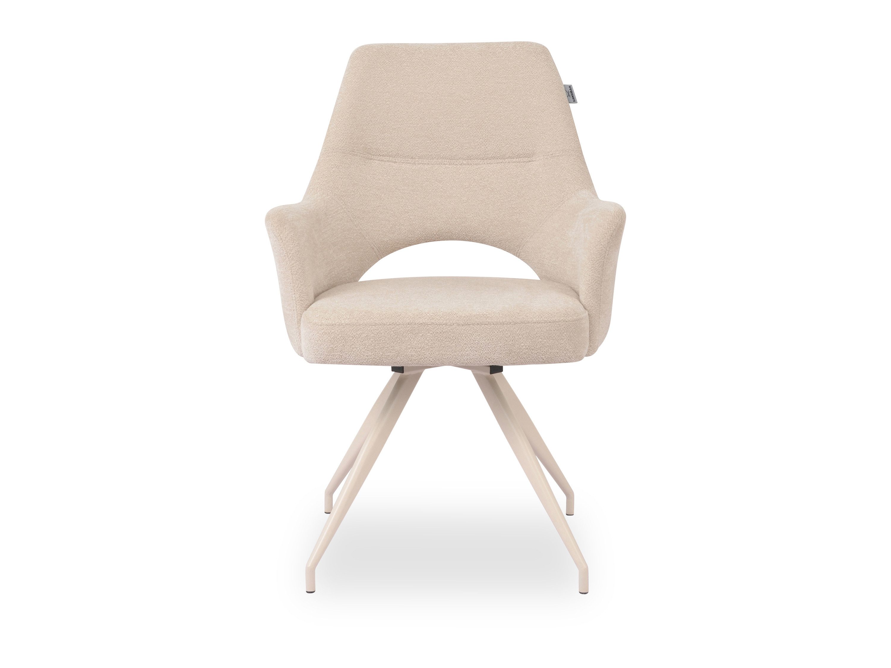SANSIBAR LIVING Esszimmerstuhl Polsterstuhl SANSIBAR EGERSUND LBH 61x62x89 cm weiß Esszimmerstuhl