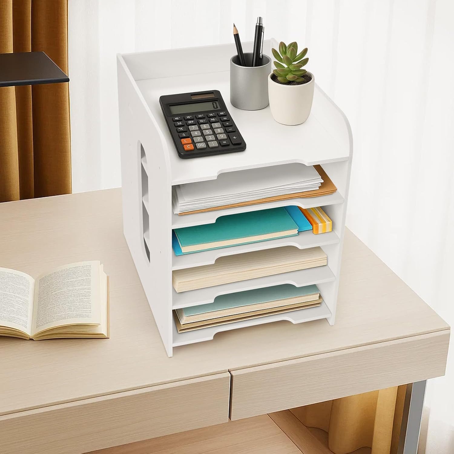 Youyijia Aufbewahrungsbox Dokumentenablage A4 Briefablage Schreibtisch