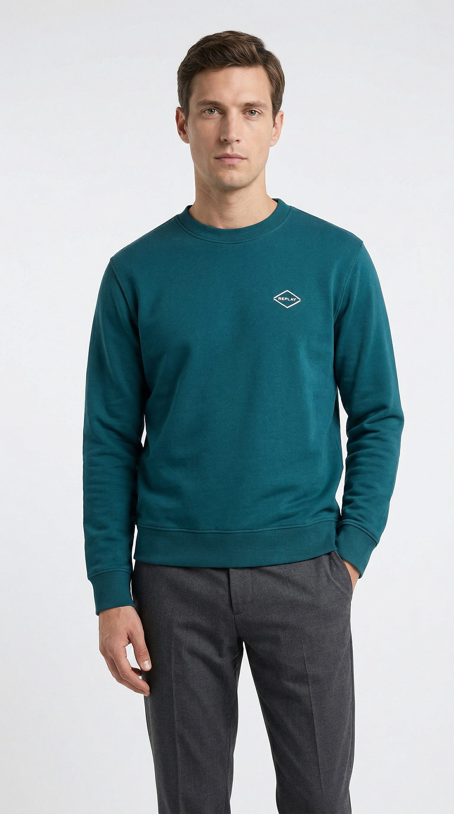 Replay Sweatshirt in Baumwoll-Qualität