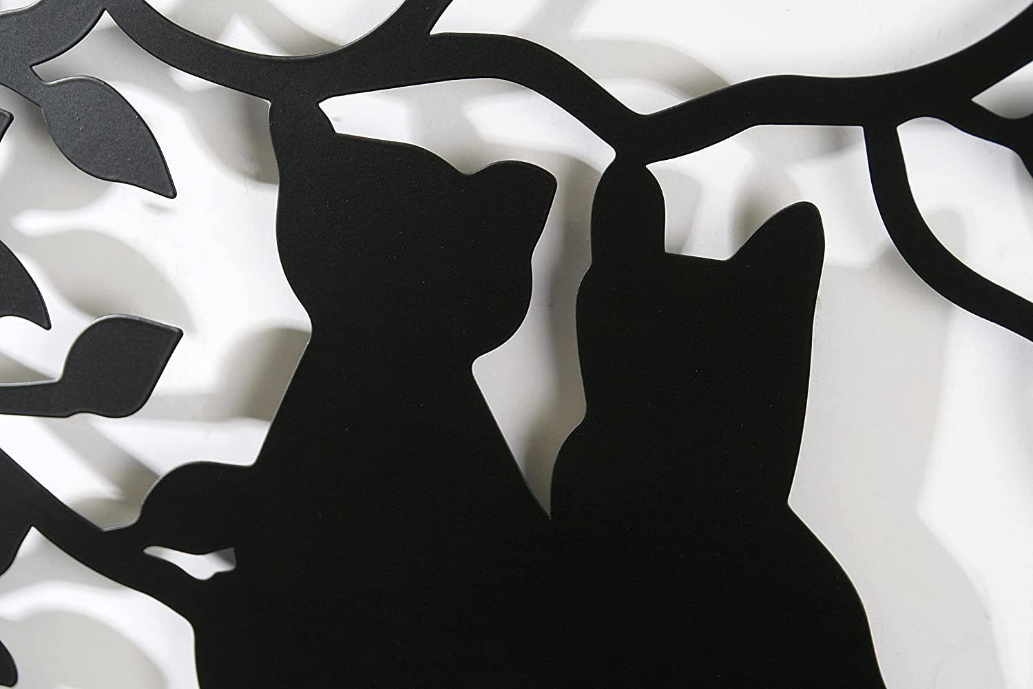 Wackadoo Living Wanddekoobjekt Katze aus Metall Wanddeko, 3D Metalldeko Met günstig online kaufen