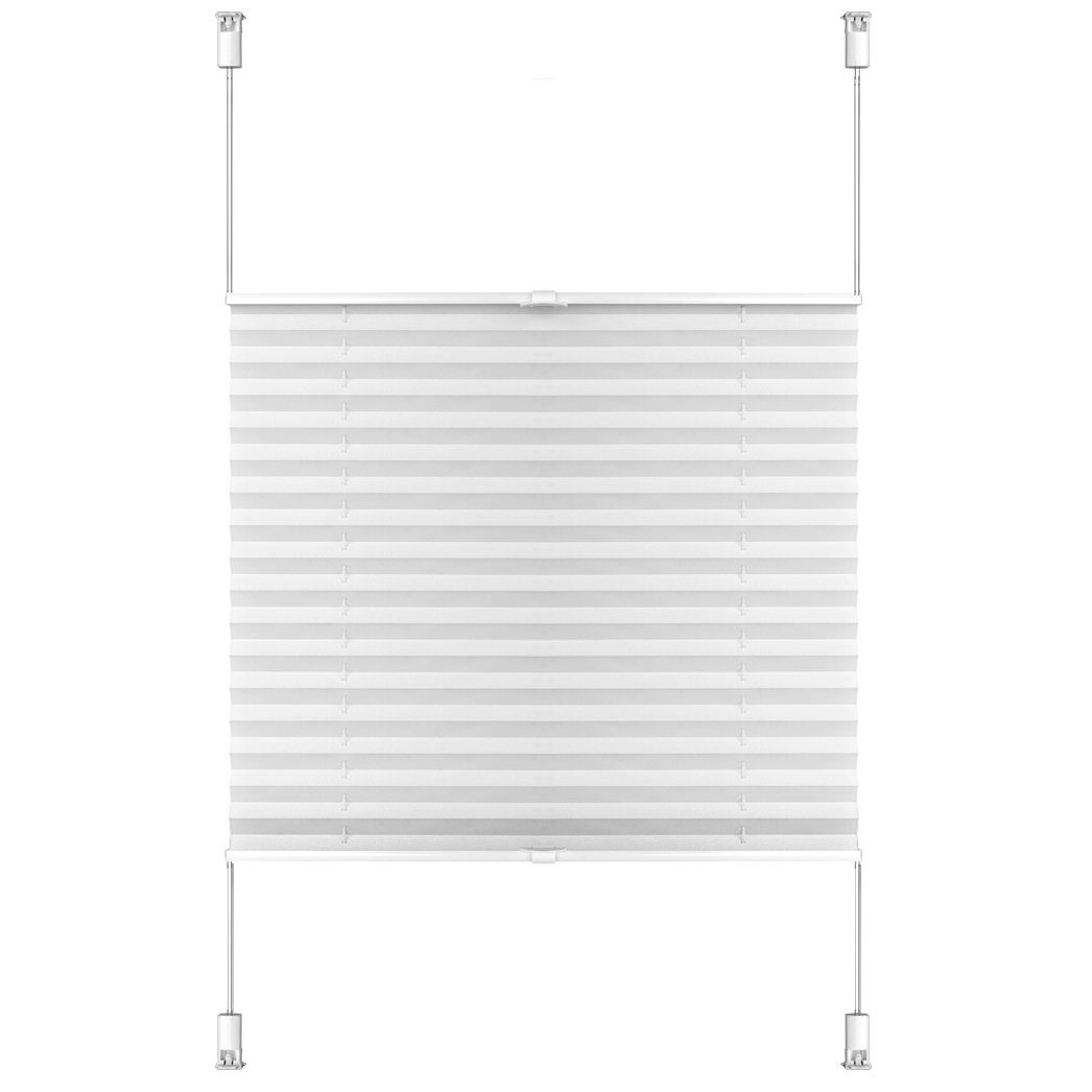 euroharry Plissee Plisse Rollo Plisseerollo Easyfix ohne Bohren Jalousie Pleated Blind