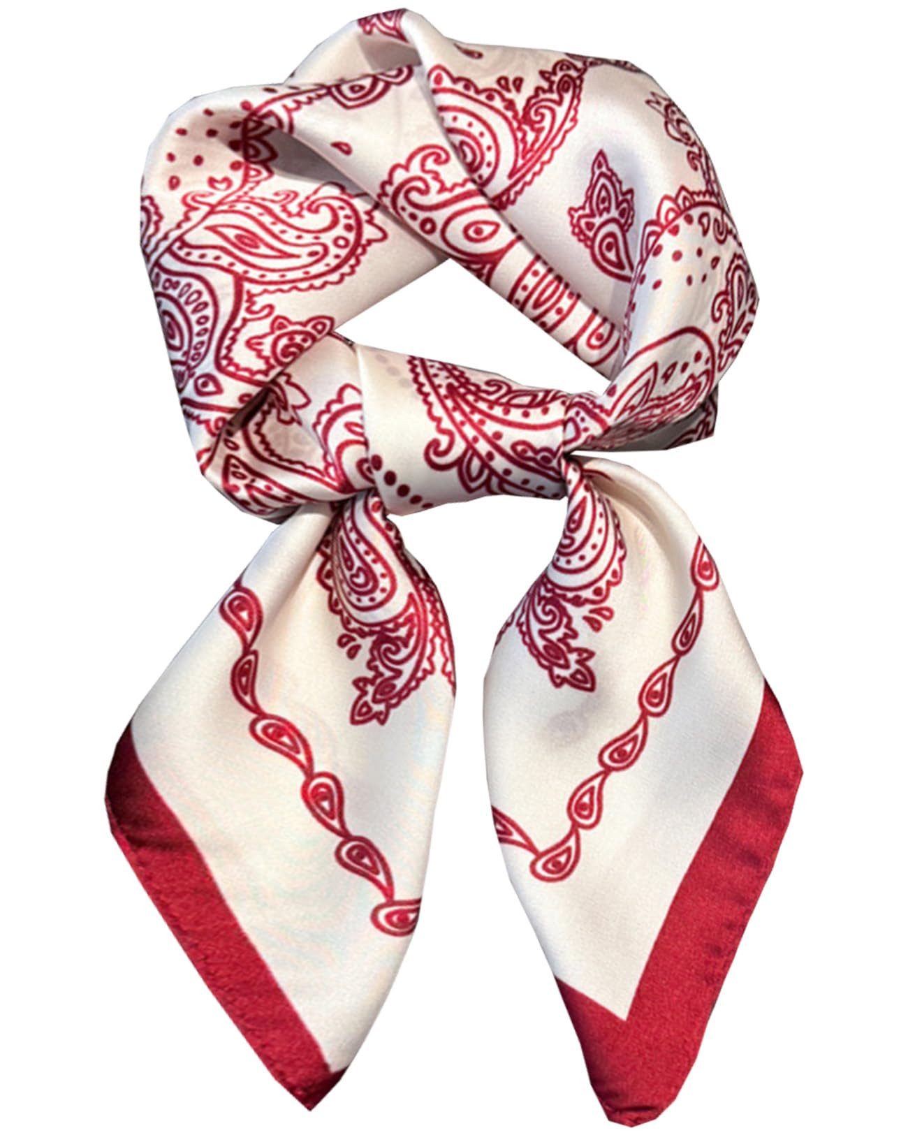 nsihing Seidentuch quadratisch, 70x70 cm, Nickituch, Bandana-Schal (1Stück), Seide, Satin-Kopftuch für Damen – Seidig-glattes Haarwickeltuch, stilvoll