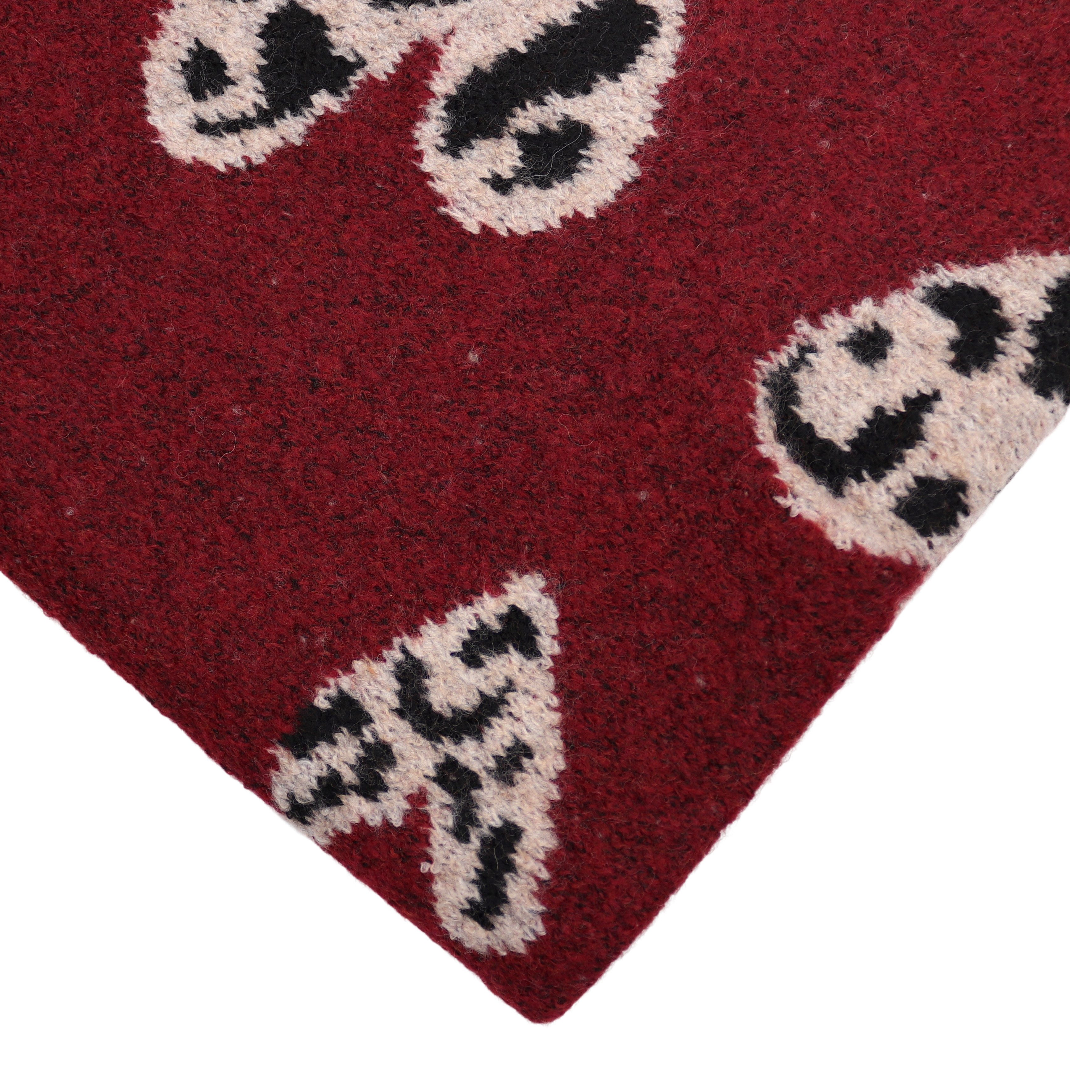 MIRROSI Dreieckstuch kuschliger und warmer Dreiecksschal ca.190x75 cm, (Leo Muster; Neue Kollektion Herbst/Winter 2025), Trendiges LEO-Herz Design, wärmend & weich