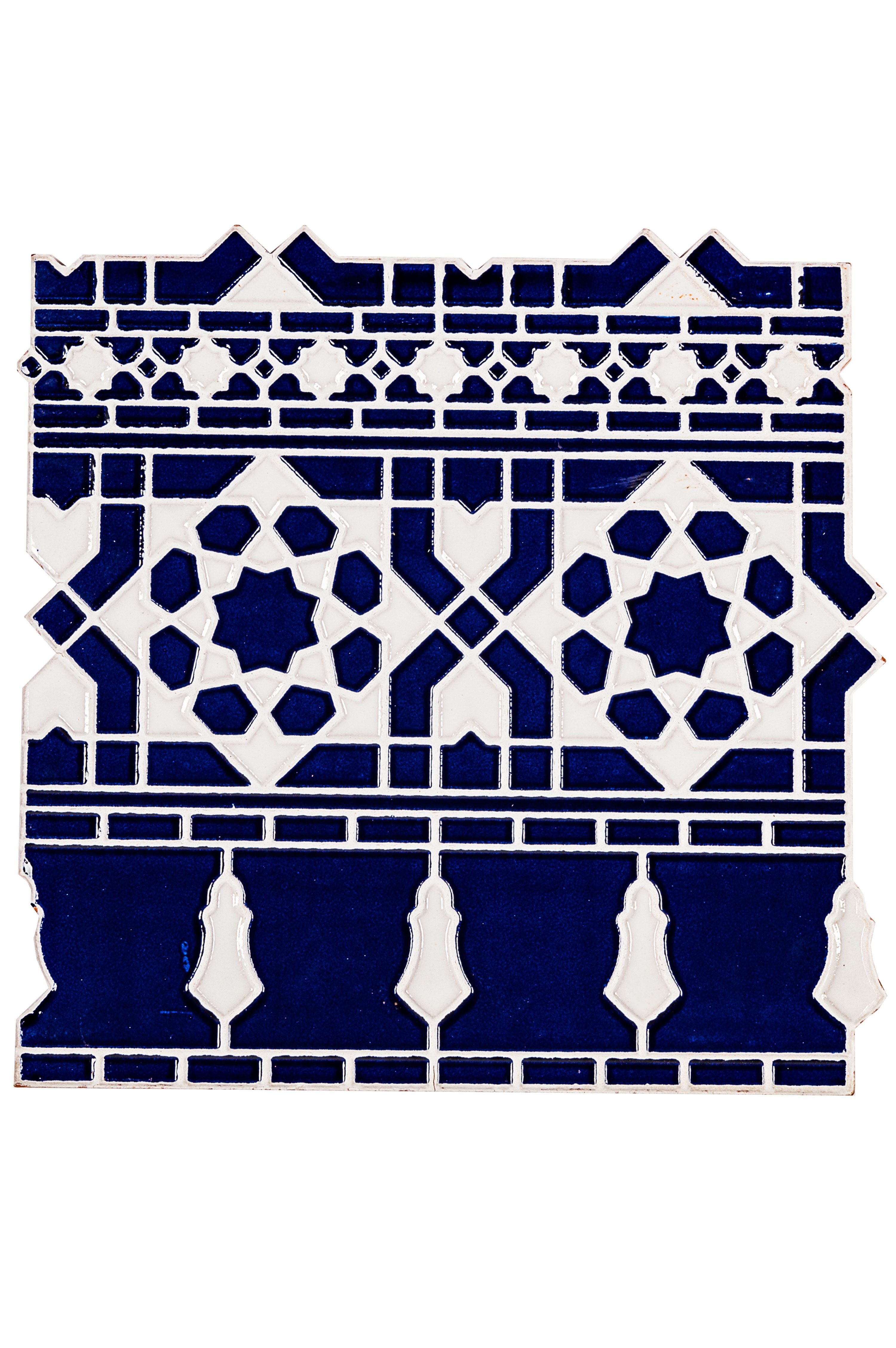 Marrakesch Orient & Mediterran Interior Плитка-Bordüre Orientalische Wandfliesen Плитка Bordüre Damaskus 1 Stk. - Muster 5, Keramik