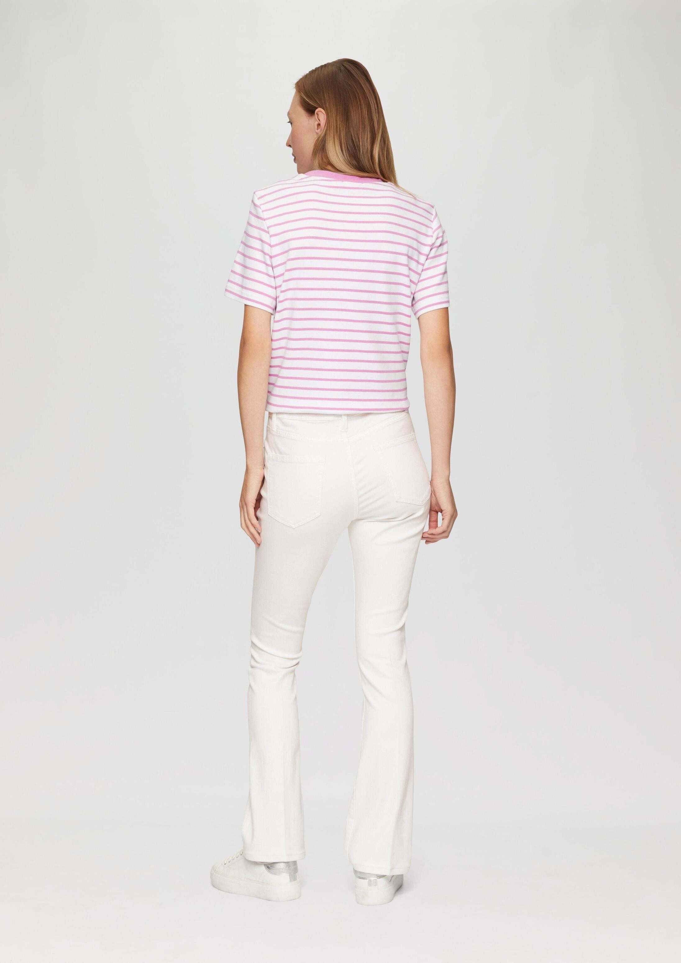 s.Oliver Slim-fit-Jeans Jeans-Hose BEVERLY Ankle-Jeans Beverly / Slim Fit / Mid Rise / Bootcut Leg