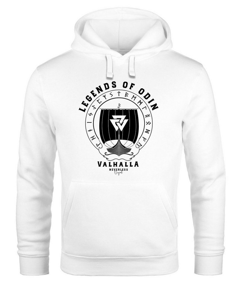 Vikings Bone Logo Kapuzensweatshirt schwarz