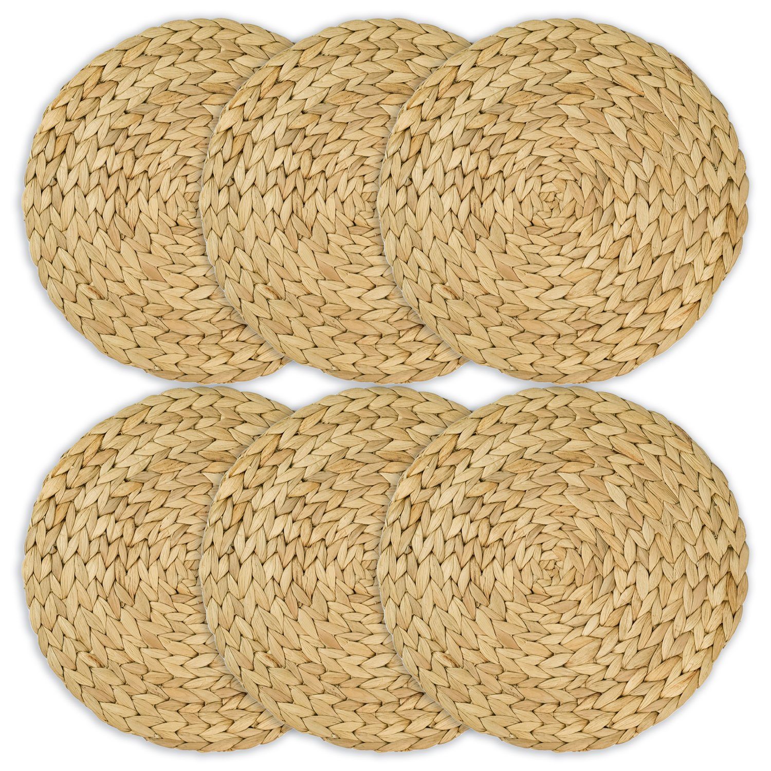 HMF Platzset Nachhaltiges Tischset rund, geflochten günstig online kaufen