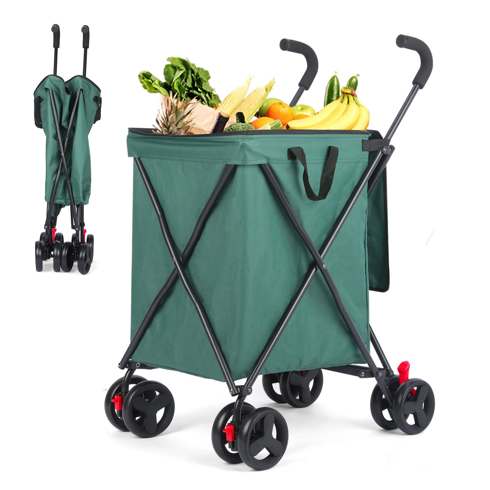 SURFOU Einkaufstrolley Faltbarer Einkaufstrolley 100 L – günstig online kaufen