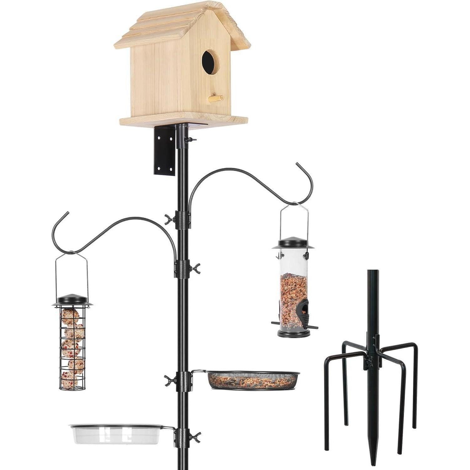 LuxusKollektion Vogelhaus Vogelhaus Stangenhalterungsset 196 cm günstig online kaufen
