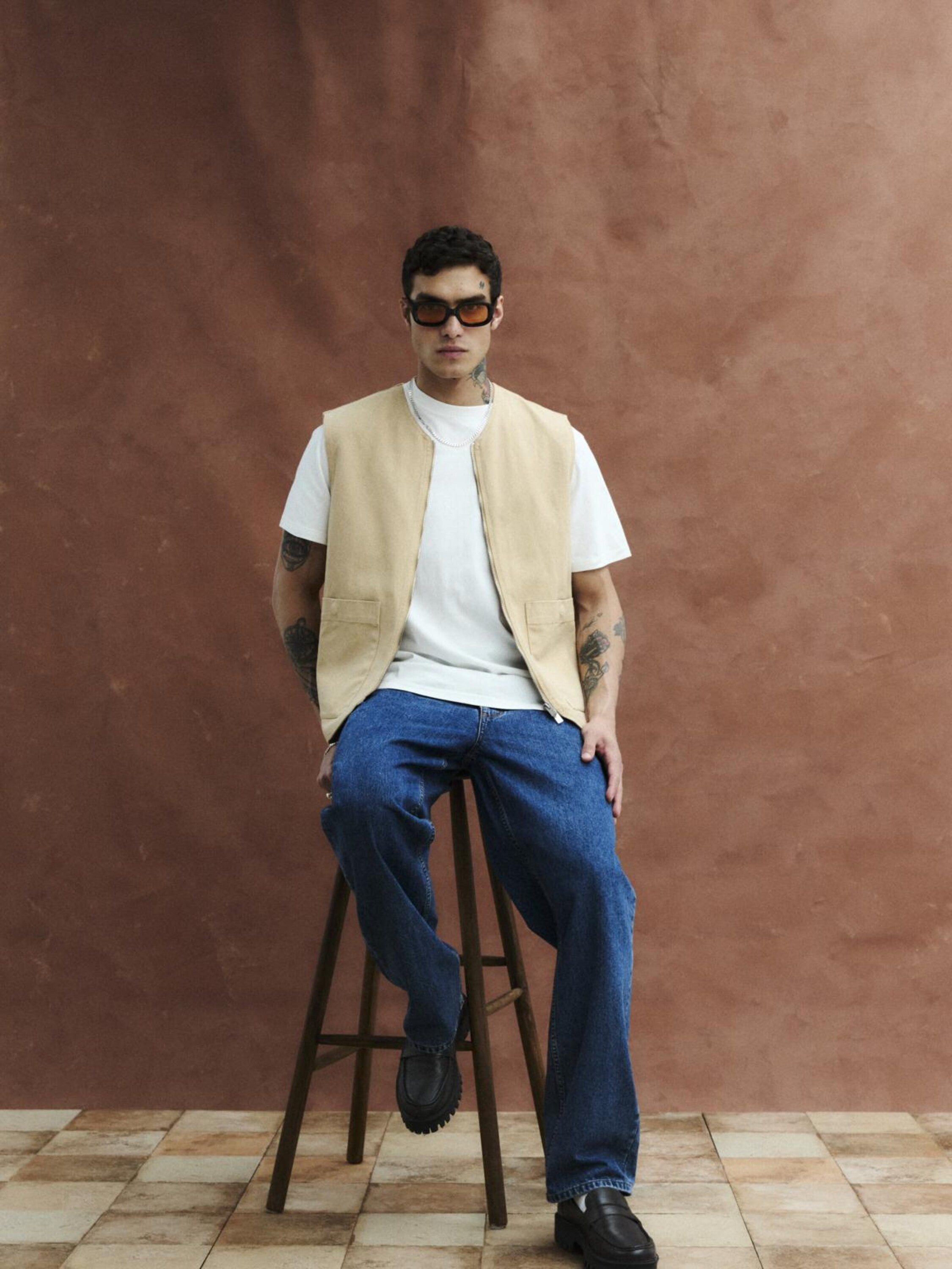 !Solid Loose-fit-Jeans SDTommy (1-tlg)