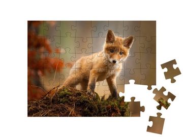 puzzleYOU Puzzle Ein junger Fuchs, 48 Puzzleteile, puzzleYOU-Kollektionen Tiere, Füchse, 48 Teile, 500 Teile, Schwierig