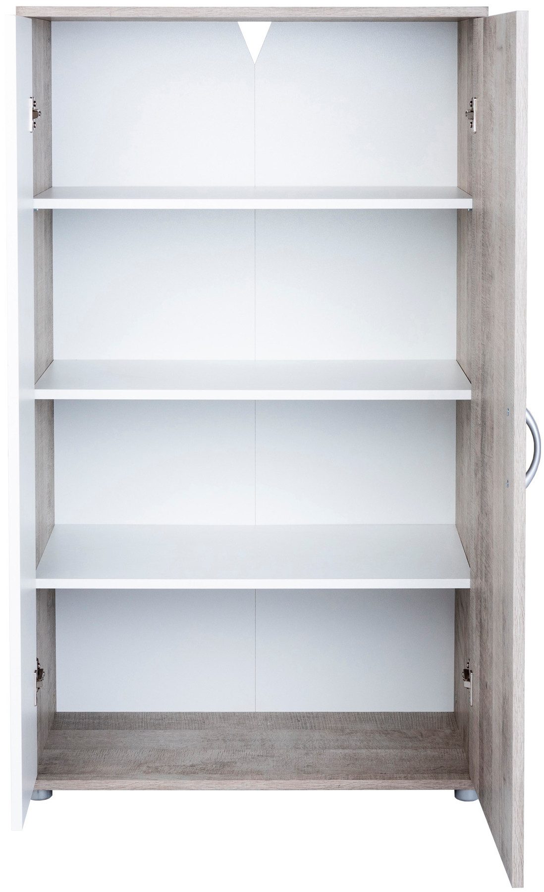 Home affaire Mehrzweckschrank Wien (H/B/T ca. 121/70/35 oder 160/70/35) Mehrzweckschrank, Melamin-Oberfläche, Einlegeböden höhenverstellbar – Bild 5 von 5