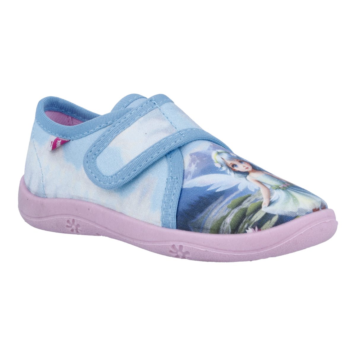 Richter Mia Hausschuh Klettschuh, mit schönem Fantasy-Motiv, Größenschablone zum Download