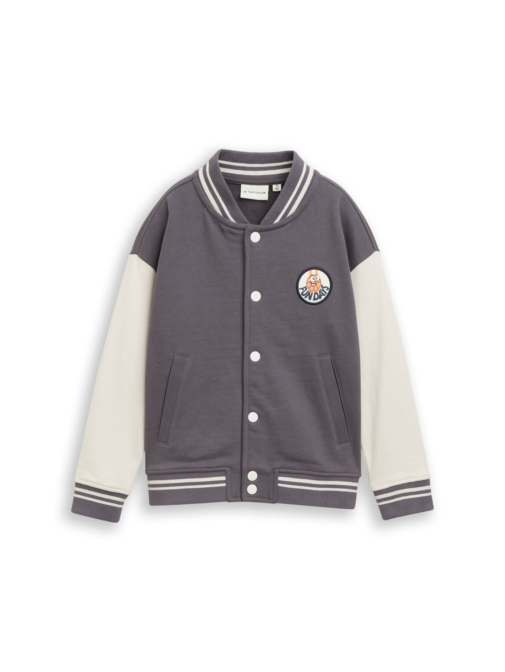 TOM TAILOR Sweatjacke Strick & Sweatshirts Oversize Sweatjacke mit Bomberkragen