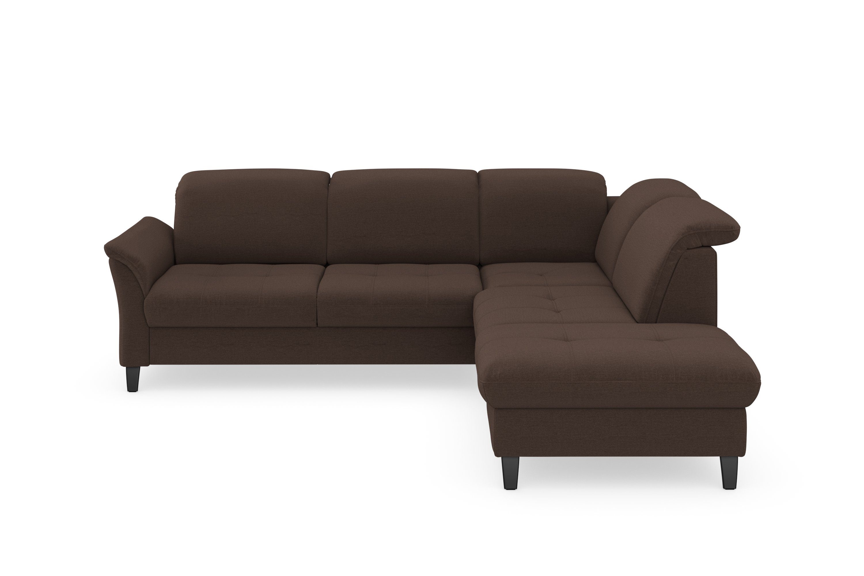 sit&more Ecksofa Maggiore, Kopfteilverstellung, mit Bettfunktion wahlweise und Stauraum