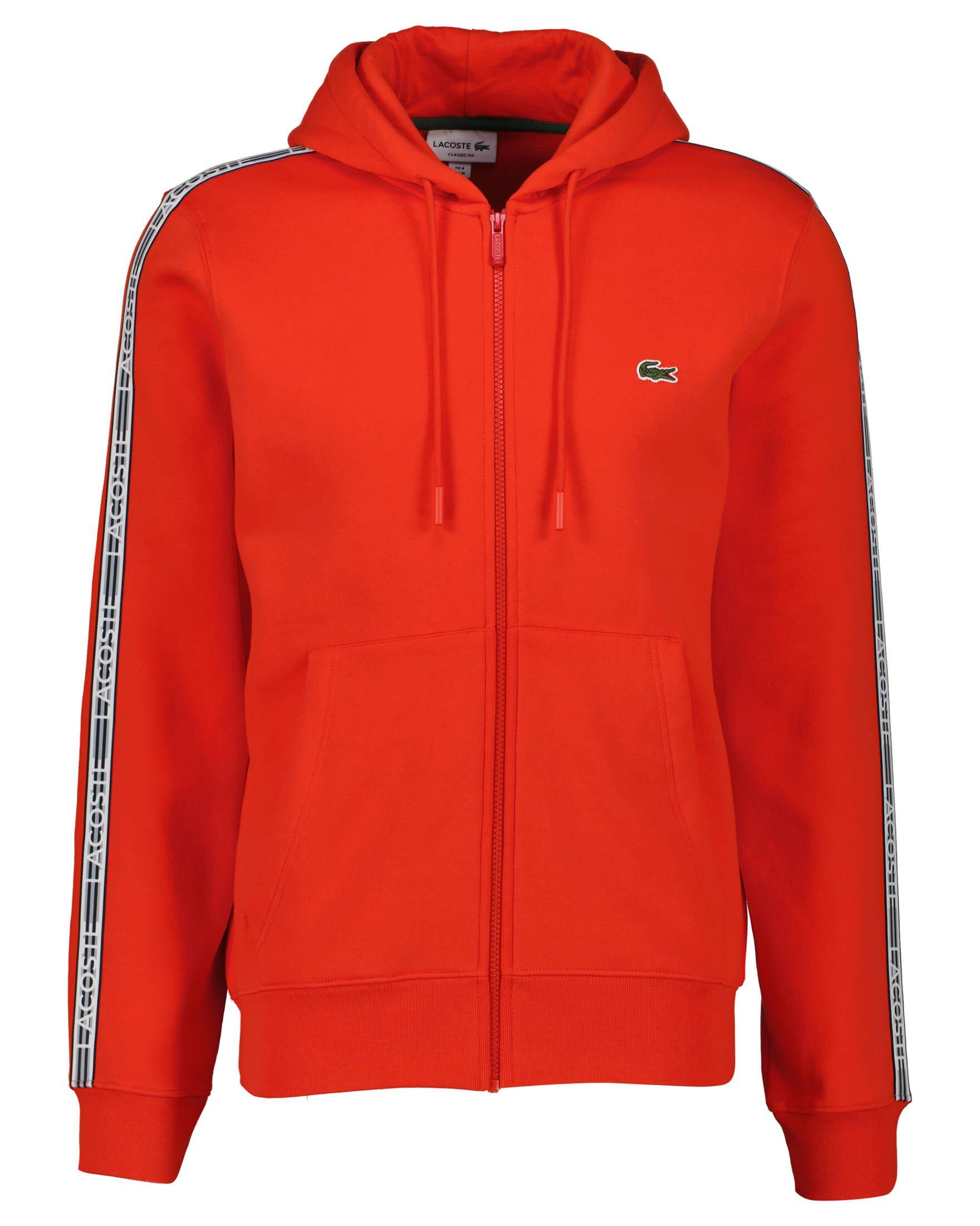 Lacoste Sweatjacke Herren Sweatjacke (1-tlg) (74) rot