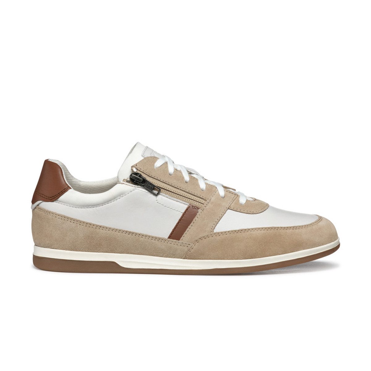 GEOX RENAN, Sneaker in Beige kombiniert für Herren Sneaker