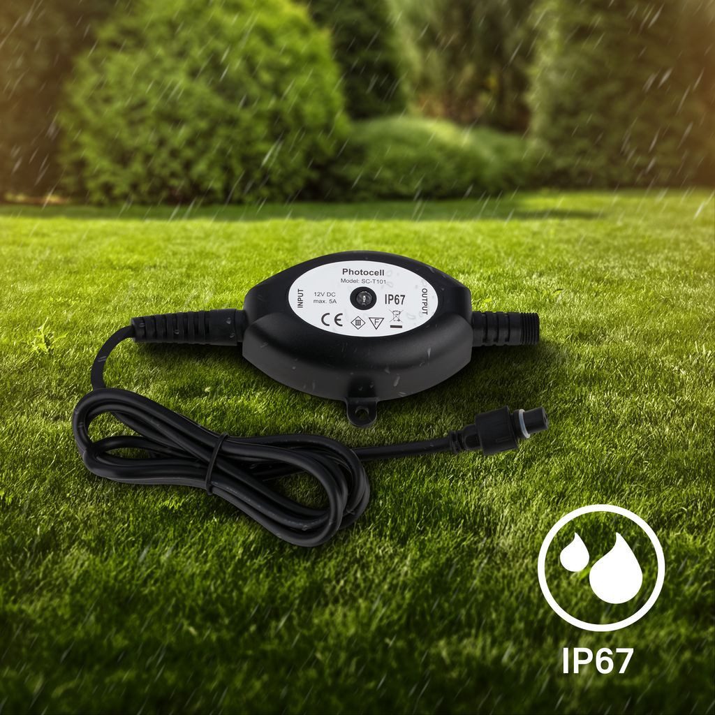 Briloner Leuchten Gartenstrahler 3921015, Tageslichtsensor, LED fest integriert, 2700K - Extra-Warmweiß