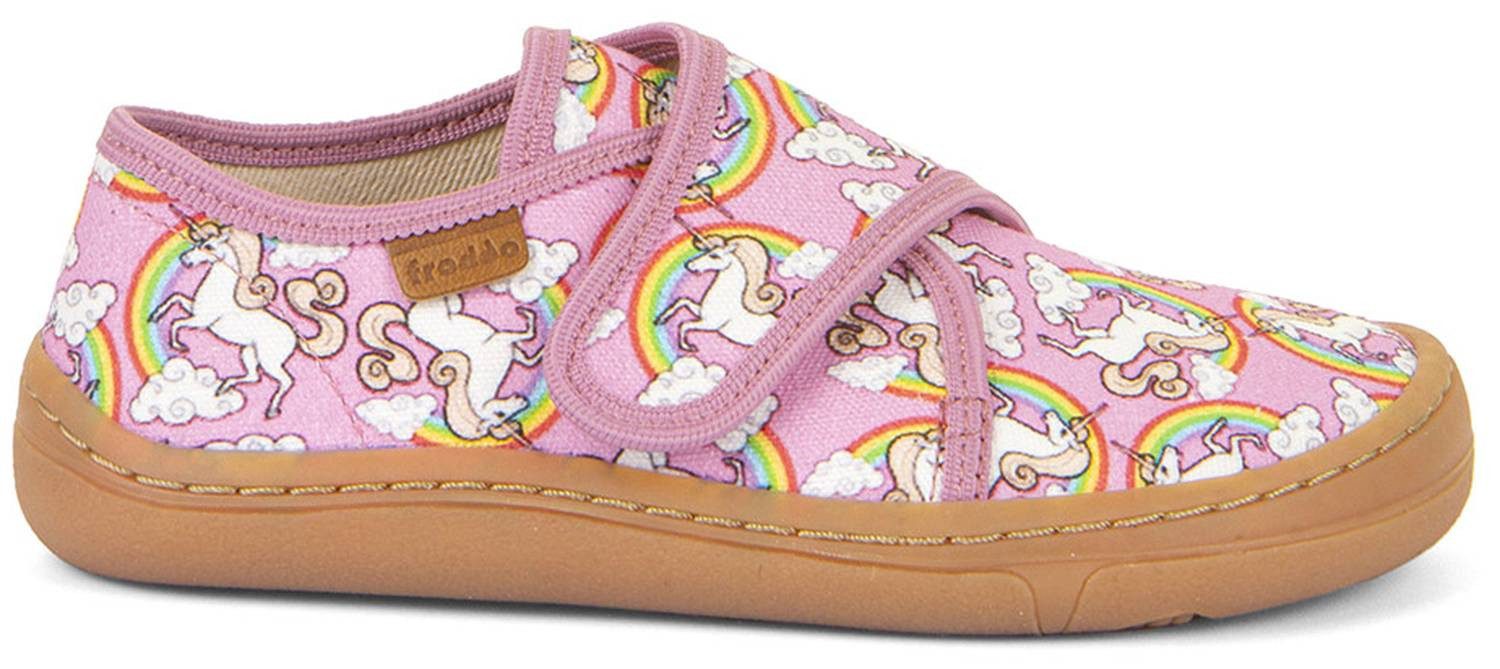 Froddo Barefoot Slippers White/Pink Hausschuh