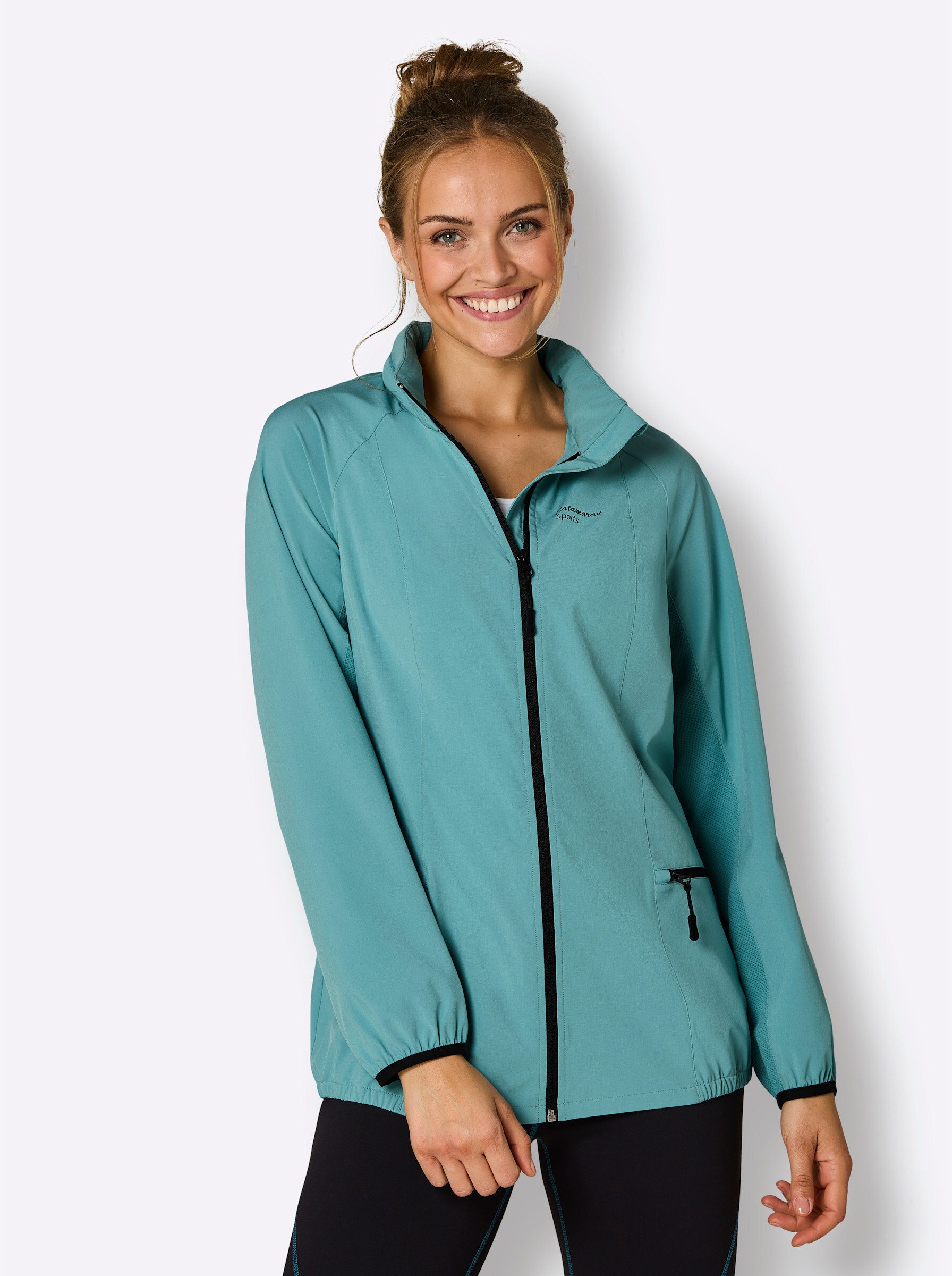 Trainingsjacke Funktionsjacke Langarm