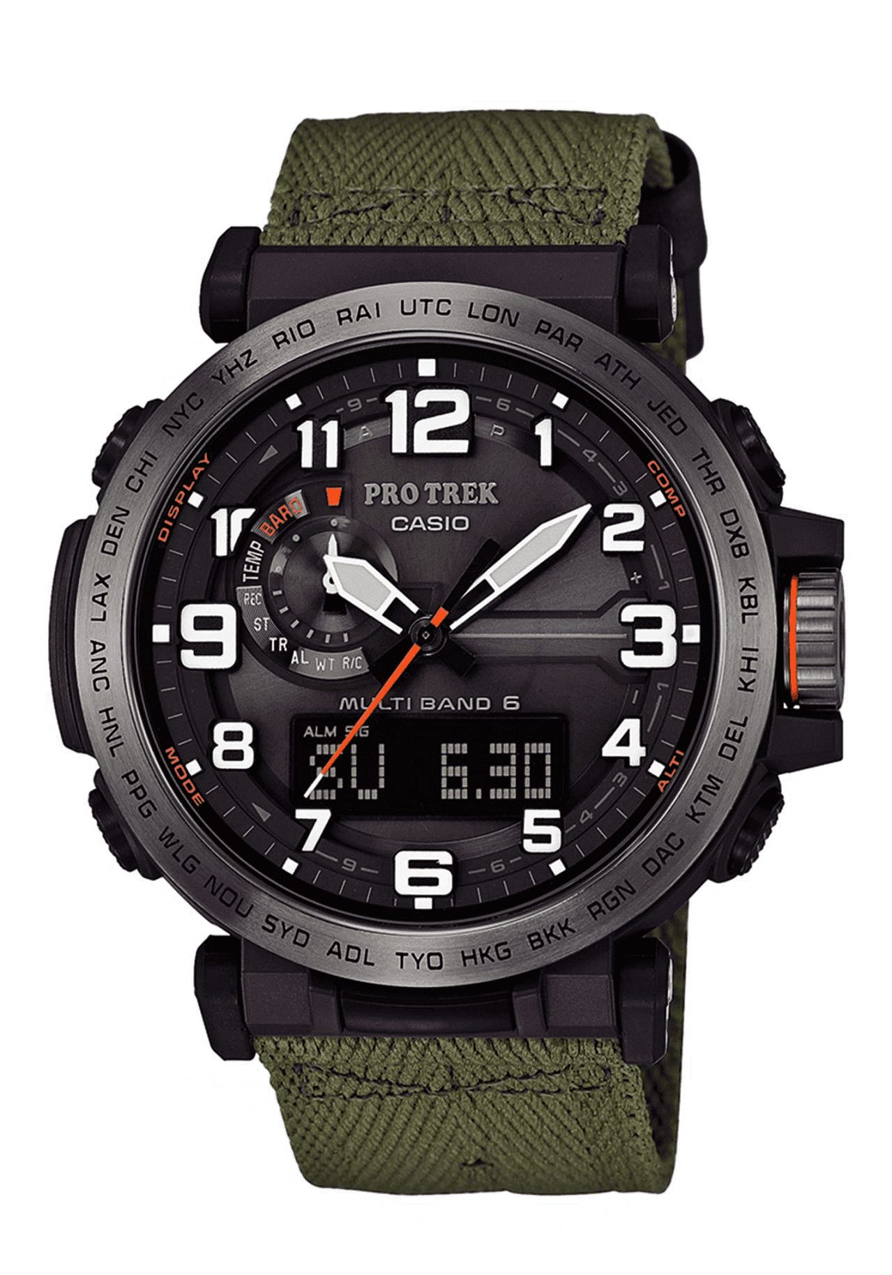 CASIO Funk-Multifunktionsuhr Herrenuhr Pro Trek Funk Solar günstig online kaufen