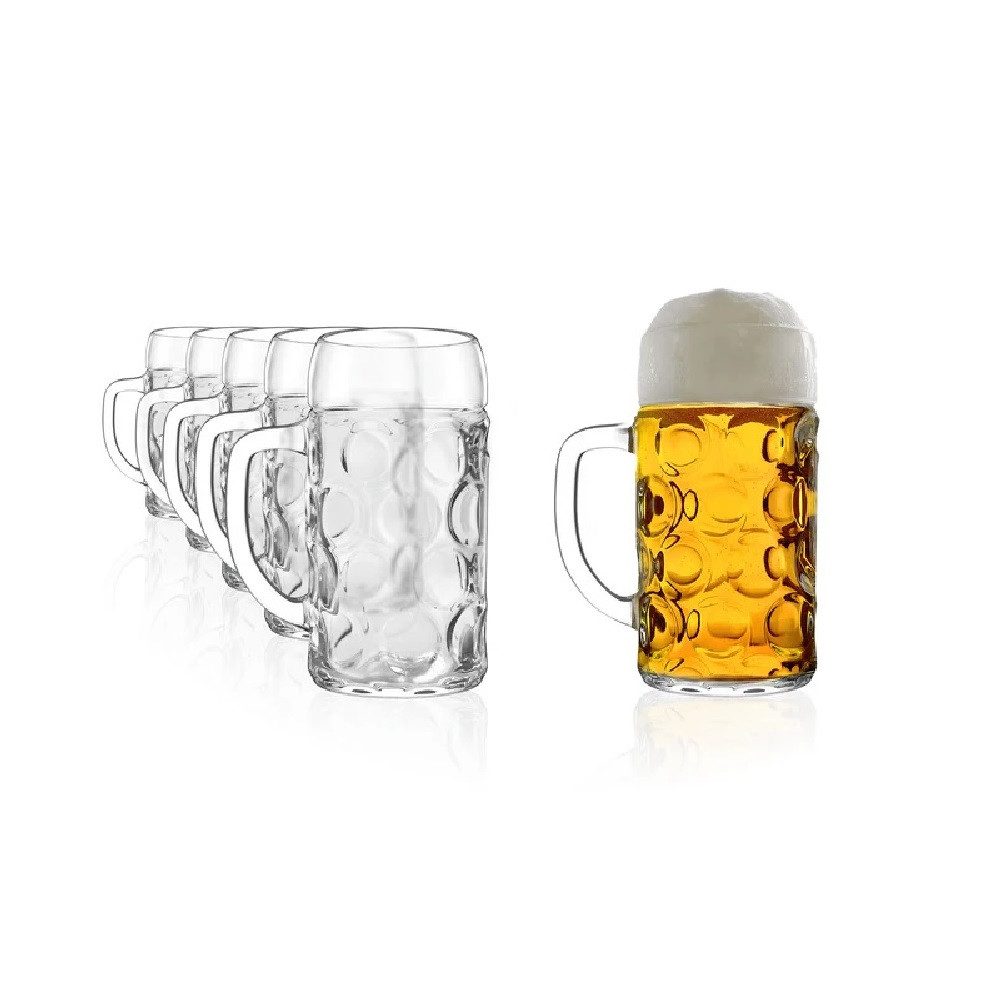 Stölzle-Oberglas Bierglas Stölzle Oberglas Isar Bierkrug 0,25 l 6er Set, Kristallglas