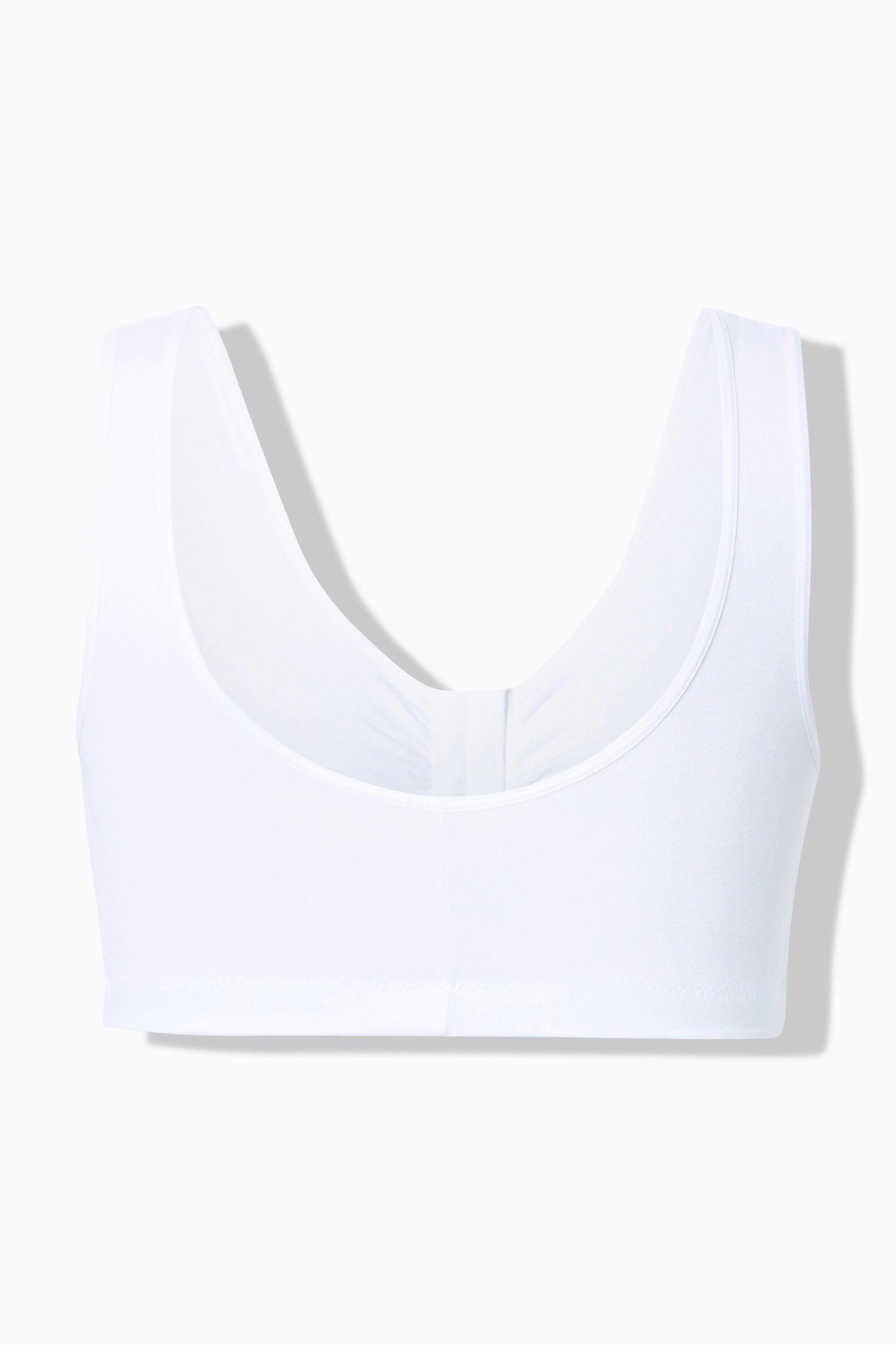 Ulla Popken Bustier Bustier Vorderverschluss Baumwollqualität – Bild 4 von 5