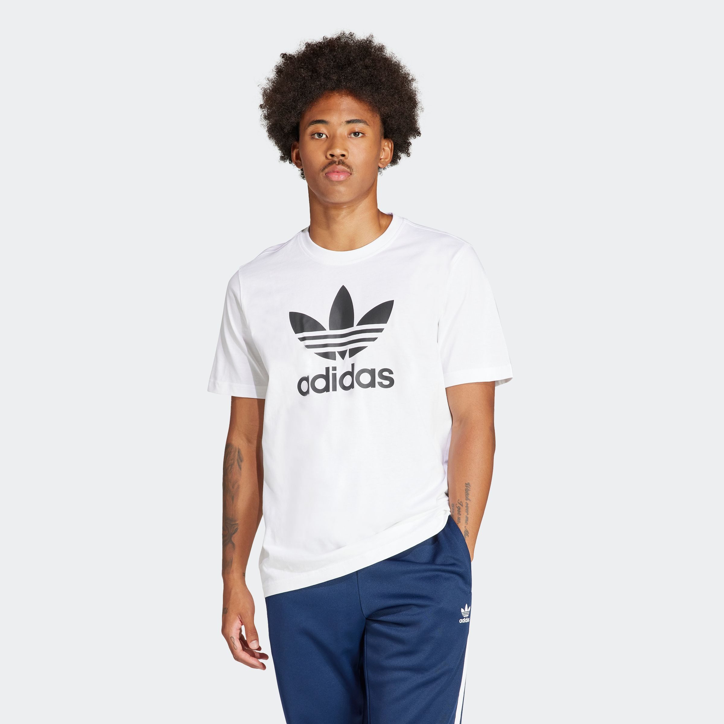 adidas Originals T-Shirt TREFOIL T-SHIRT Basic Shirt mit großem Trefoil Log günstig online kaufen