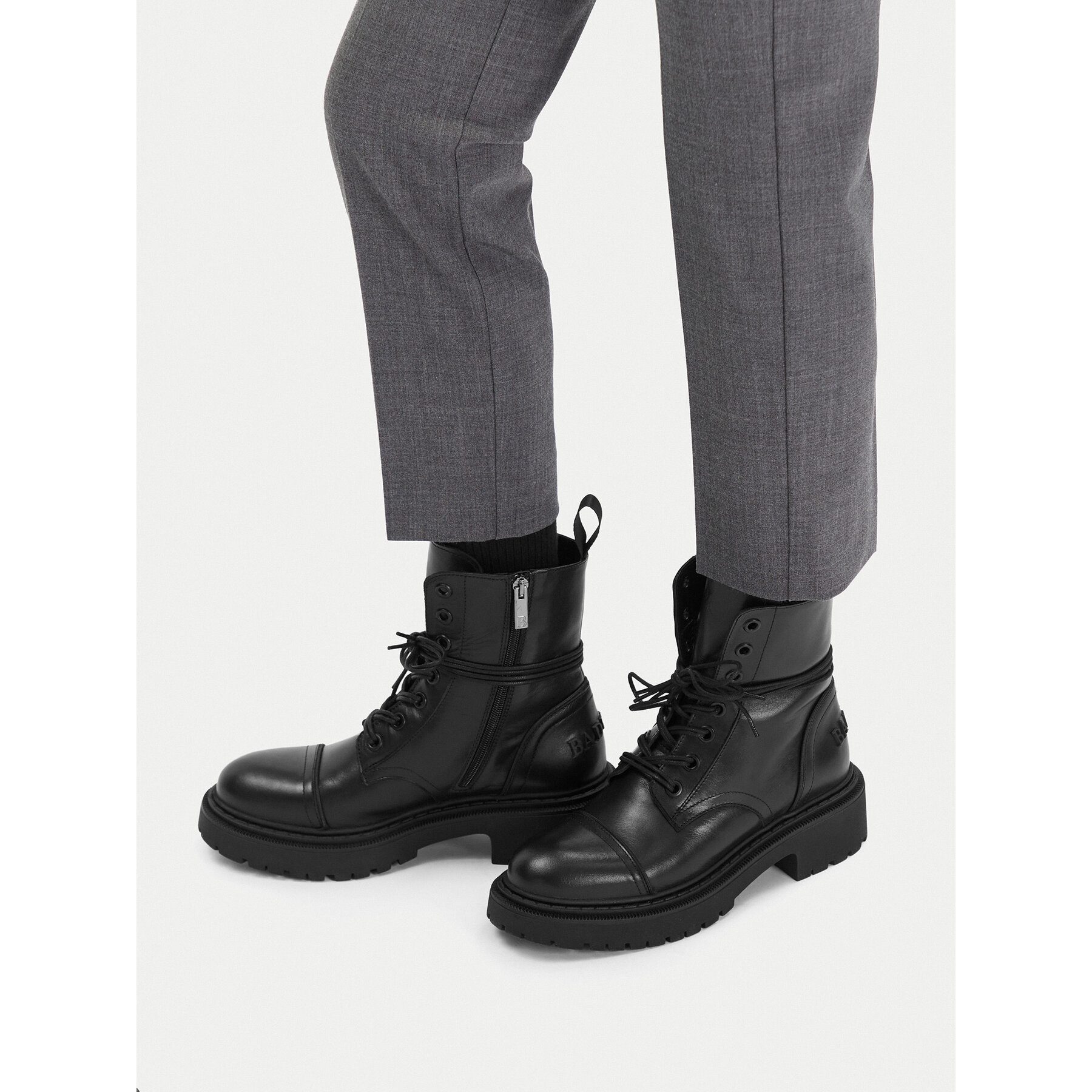 Badura Badura Damen-Ankle-Boots Schwarz C-70307 Stiefel