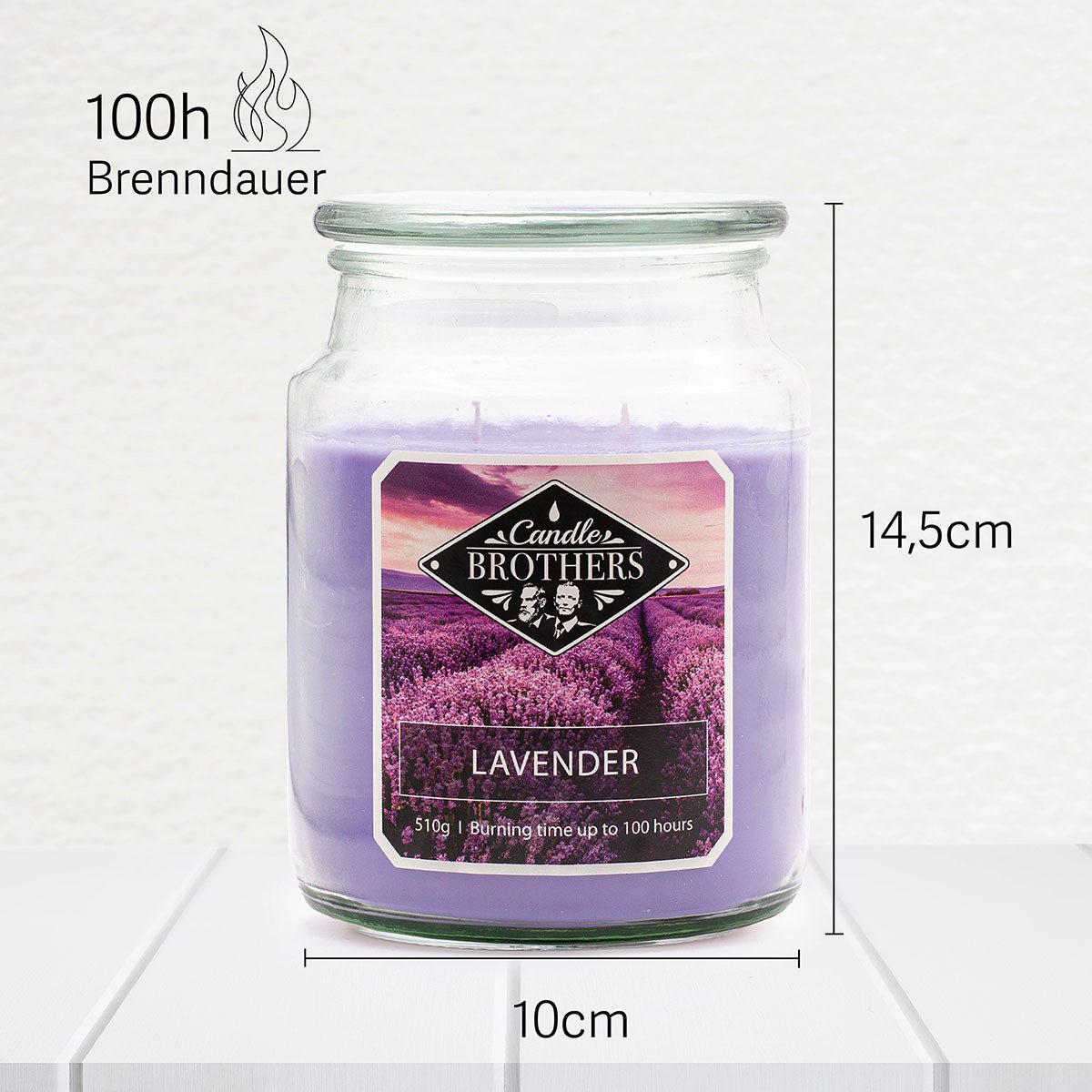 Candle BROTHERS Duftkerze Lavender - 510g günstig online kaufen