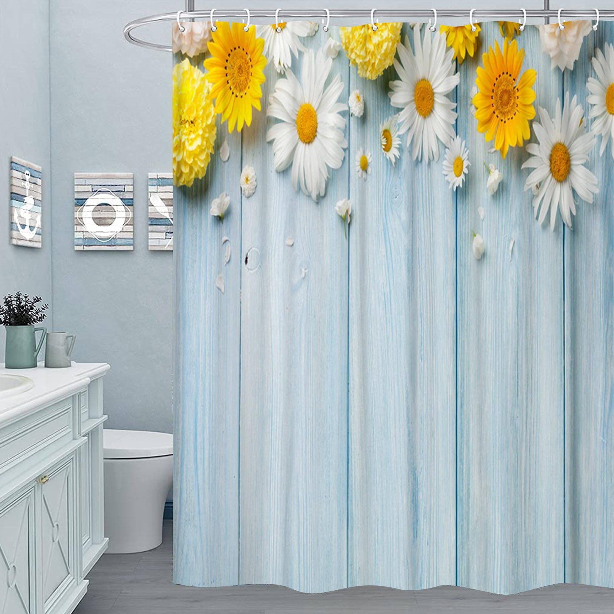 M&W DAS DESIGN Duschvorhang Shower curtains Anti schimmel Waschbar 180x200cm