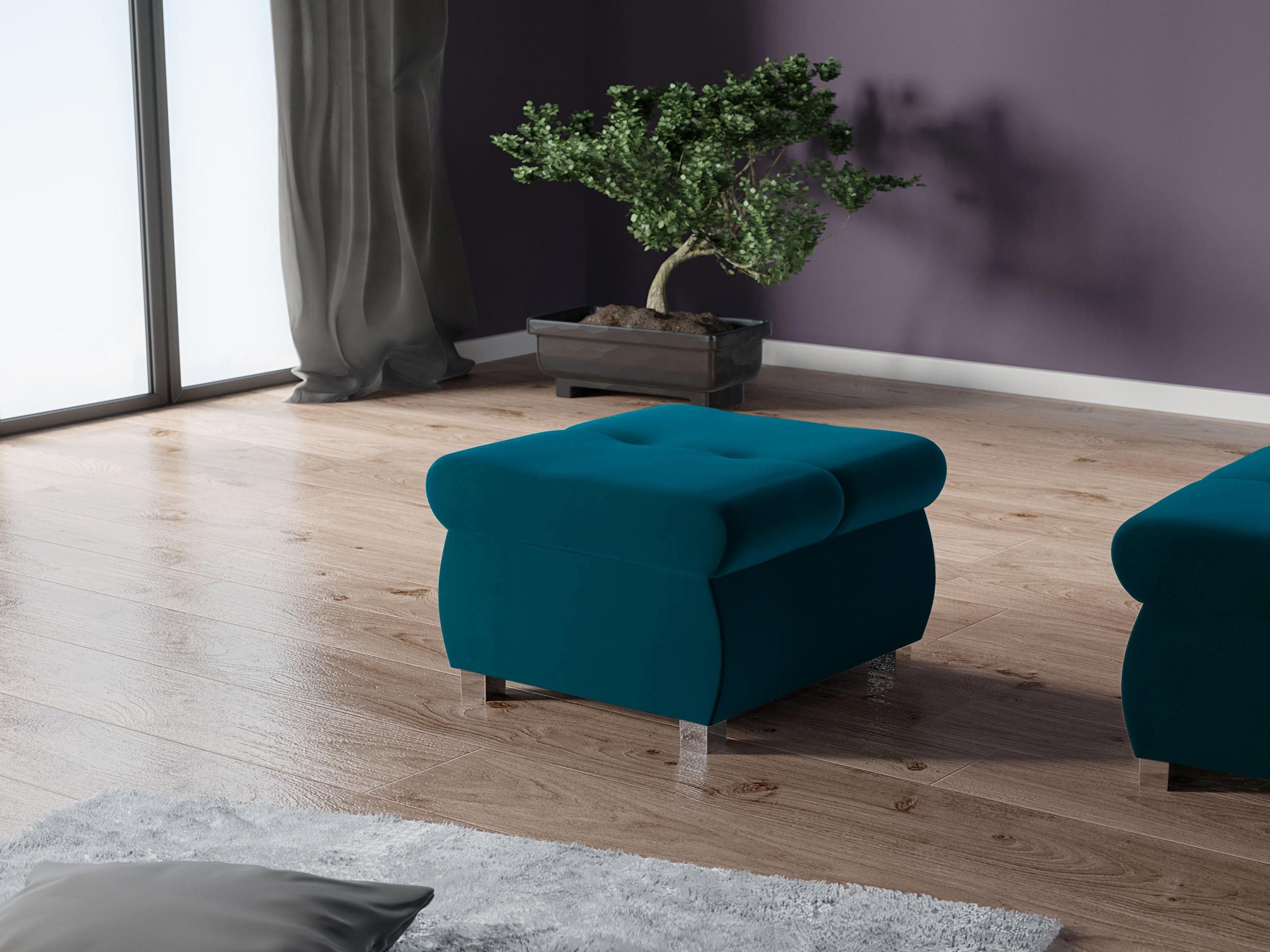 MIRJAN24 Polsterhocker Orkan Klein, Holzkonstruktion, 60x60x39 günstig online kaufen