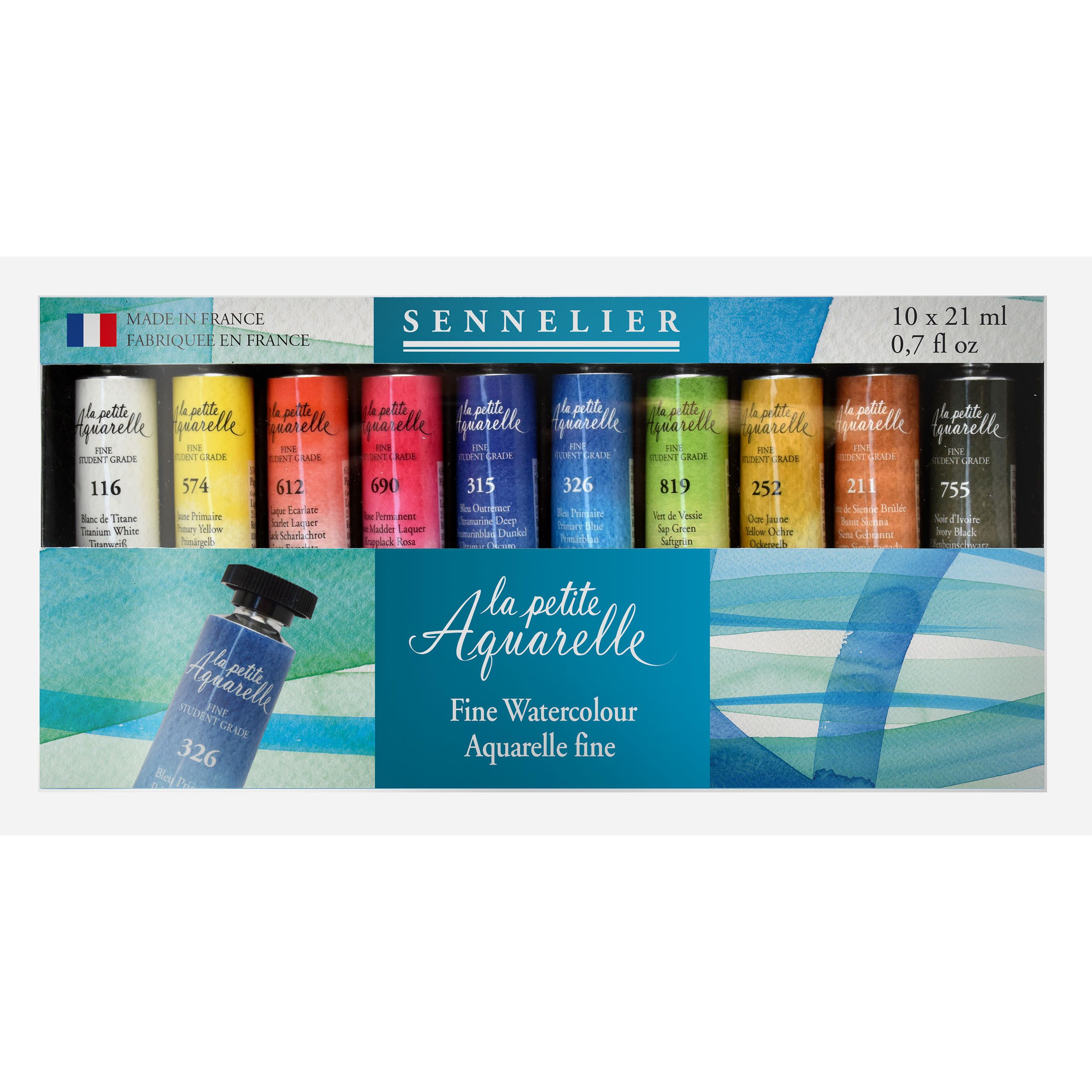 SENNELIER Aquarellfarbe Aquarellfarbe - Set La Petite Aquarelle 10x21ml N131684.00