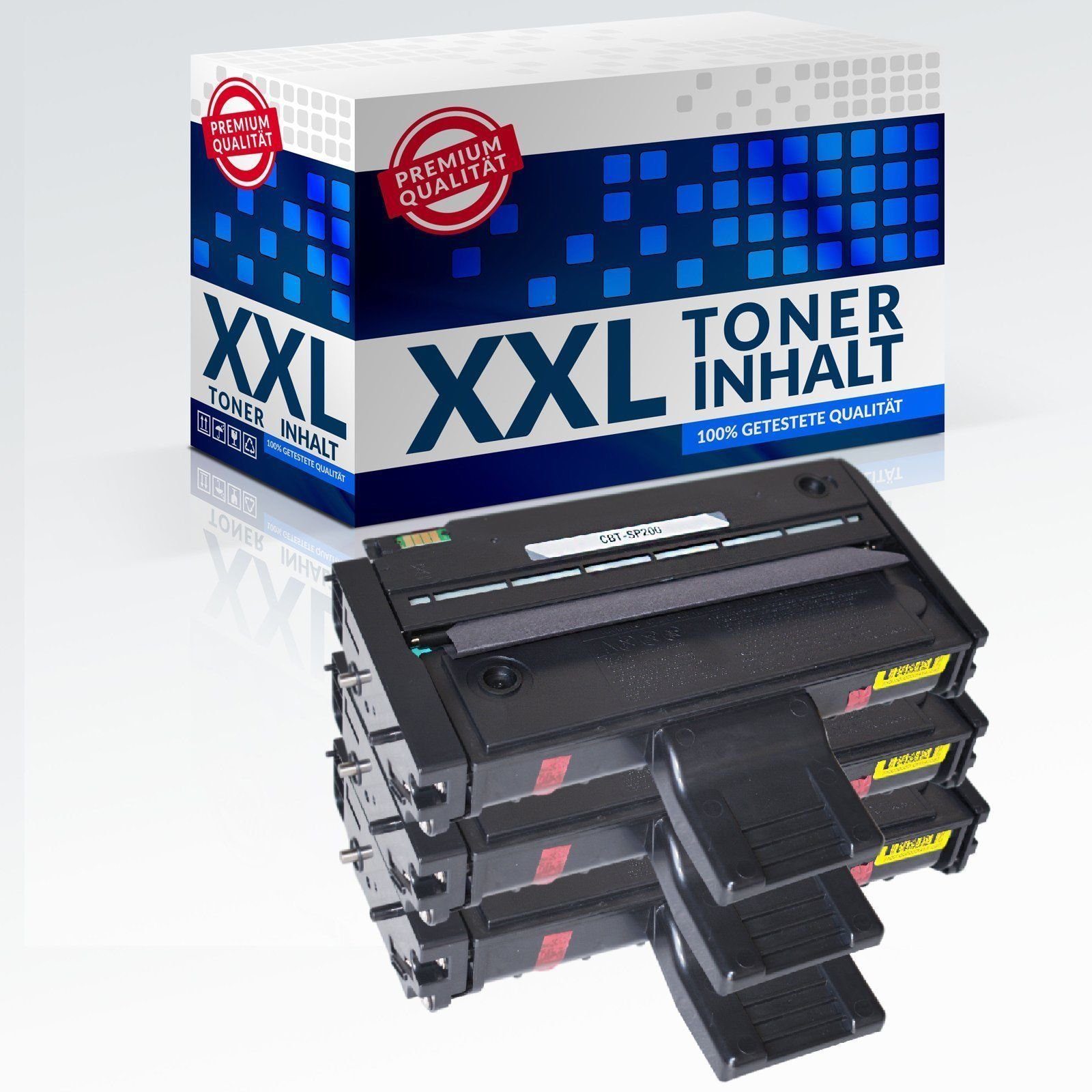 Inbusco Tonerpatrone 204 S 3x ..., SFNW SP alternative / 200 Ricoh für Toner SP SP SN 204 Aficio 204 SP SET Ricoh 