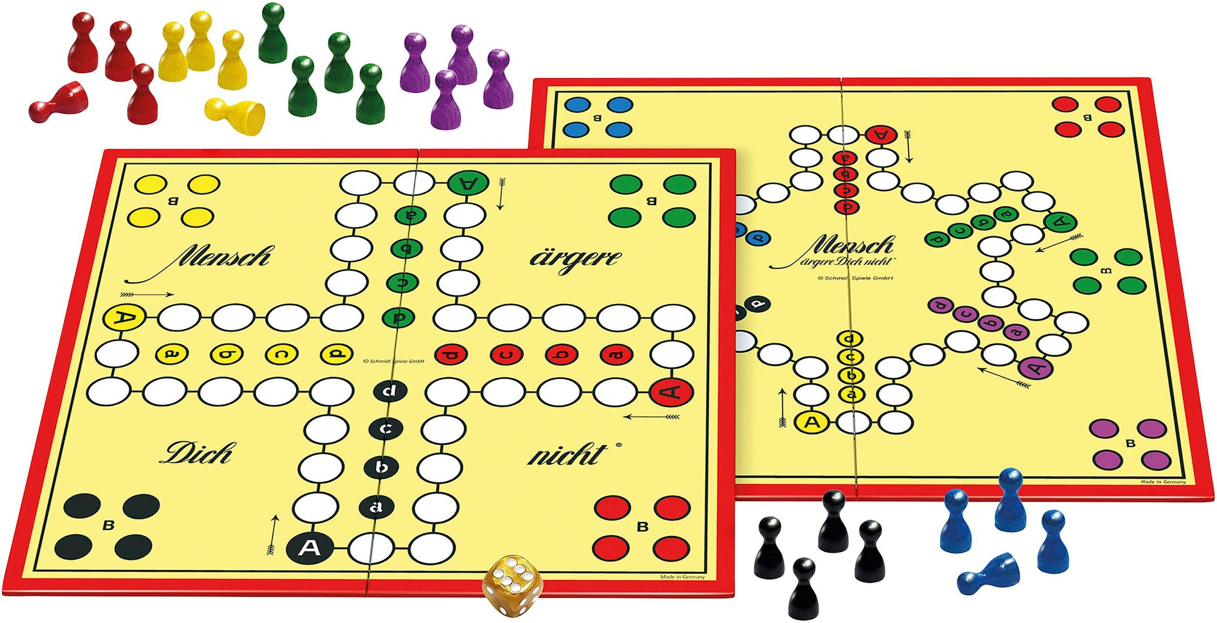 Schmidt Spiele Spiel GOLD Mensch ärgere Dich nicht® 110 Jahre, Made in Germany